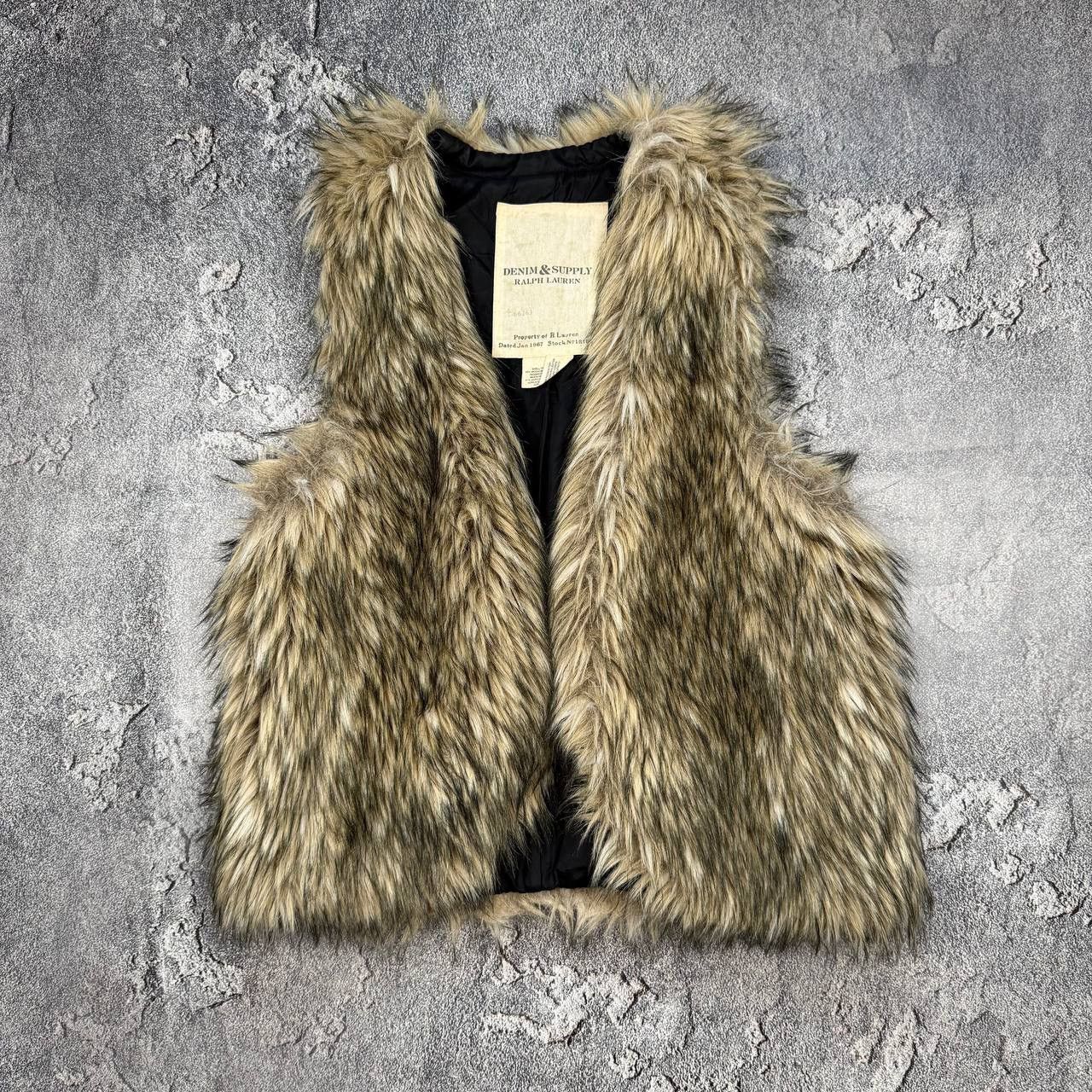 Denim & Supply Ralph Lauren Fur Coat Vest Denim And Supply Ralph Lauren Size S / US 4 / IT 40 - 1 Thumbnail