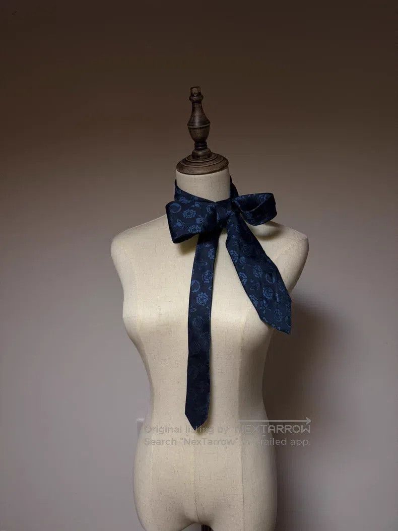 Vivienne Westwood Vivienne Westwood Dark indigo navy blue heart flower Satur Size ONE SIZE - 2 Thumbnail