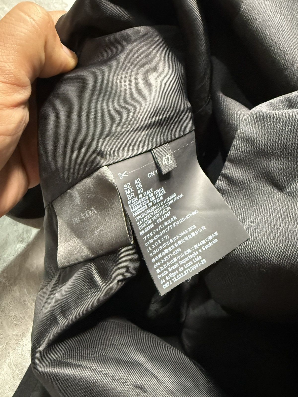 Prada Prada By Raf Simons S/S 21 Peak Lapel Blazer Size M / US 6-8 / IT 42-44 - 7 Thumbnail