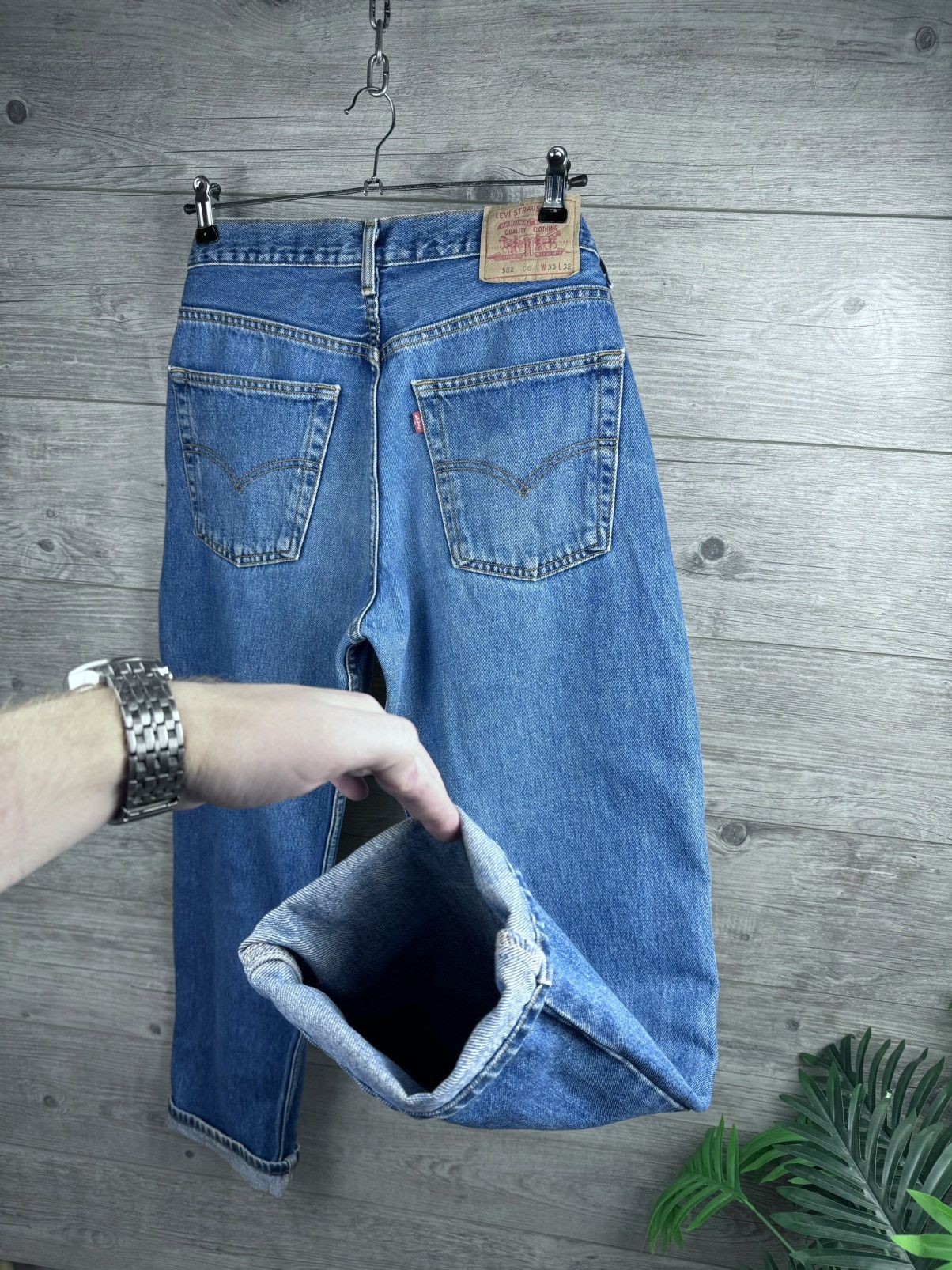 Levi's × Levi's Vintage Clothing × Vintage VINTAGE LEVIS JEANS 582 W33 L32 90s Size US 33 - 10 Thumbnail