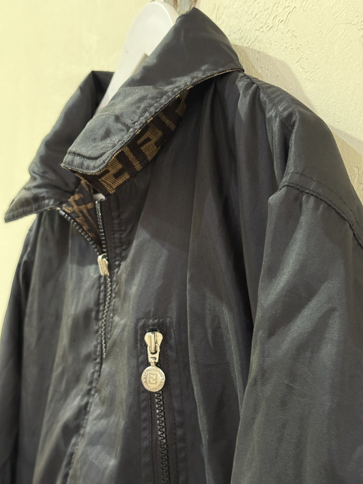 Fendi × Vintage Fendi Zucca Monogram Reversible Jacket Size US L / EU 52-54 / 3 - 6 Thumbnail