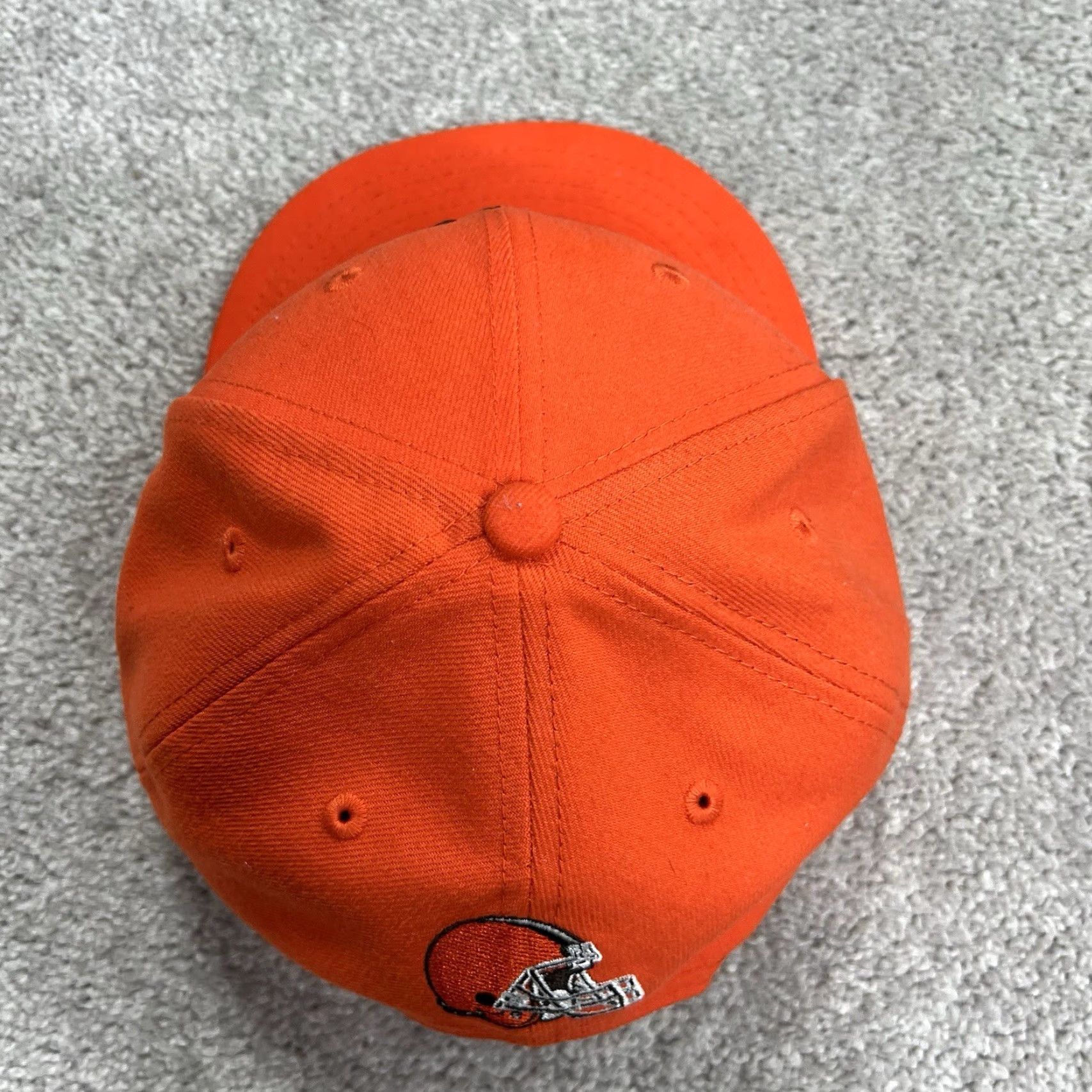 New Era Cleveland Browns Hat Mens Orange Adjustable SnapBack New Era NFL 9fifty Football Size ONE SIZE - 6 Thumbnail
