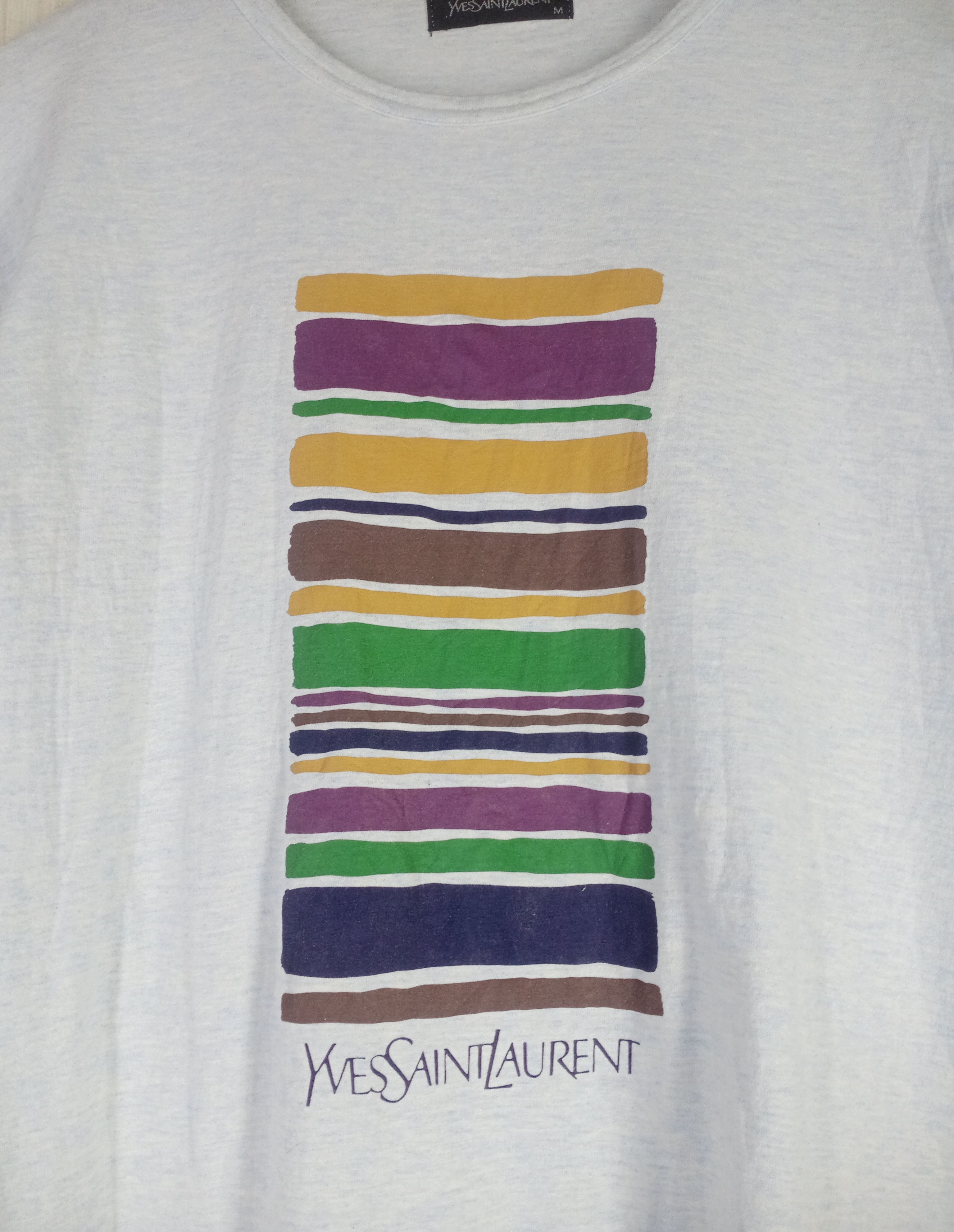 Rare Vintage Yves Saint Laurent Long Sleeve Tshirt