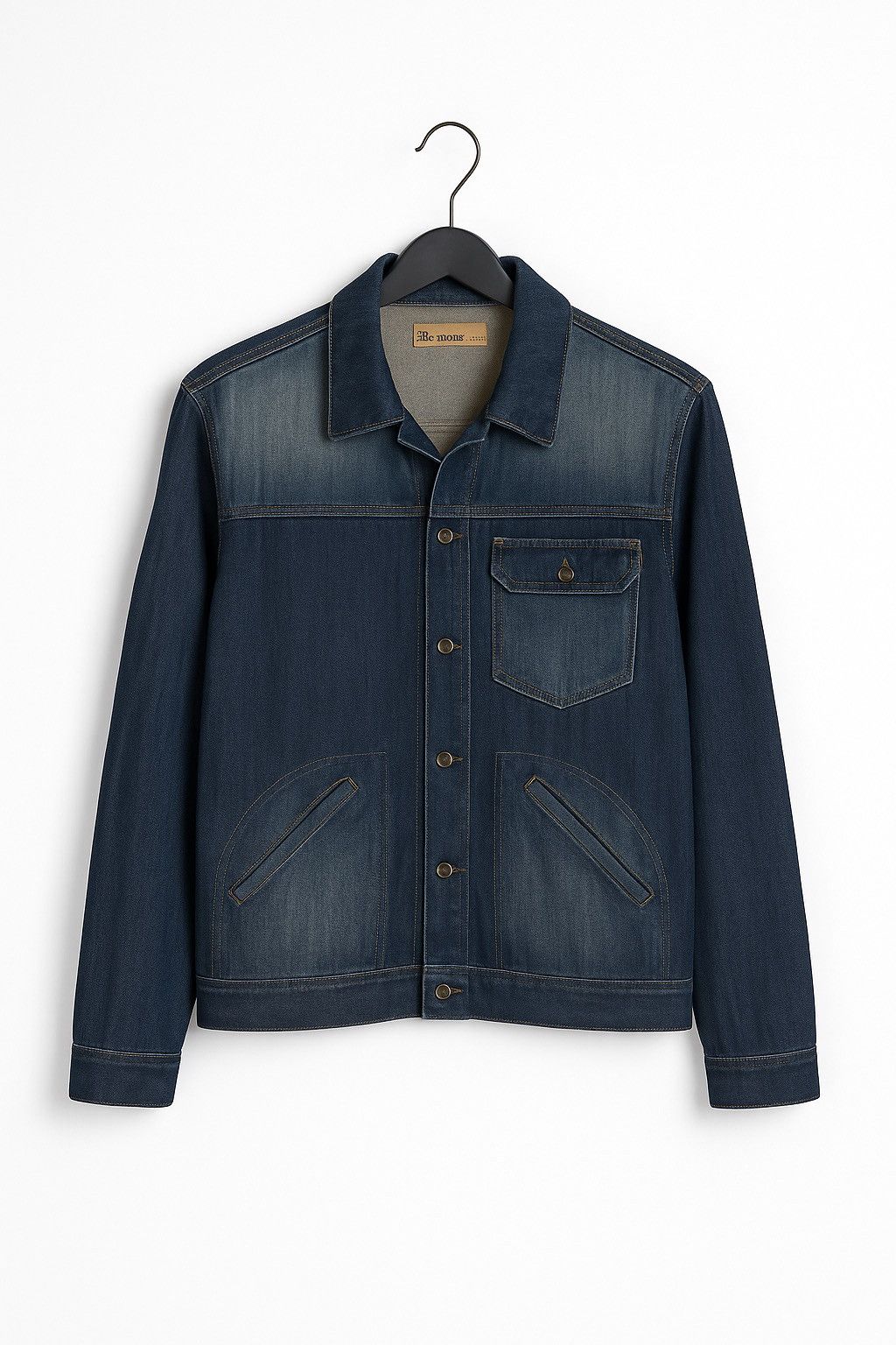 Vintage Re-Work by Marble Denim Jacket Unisex Japanese