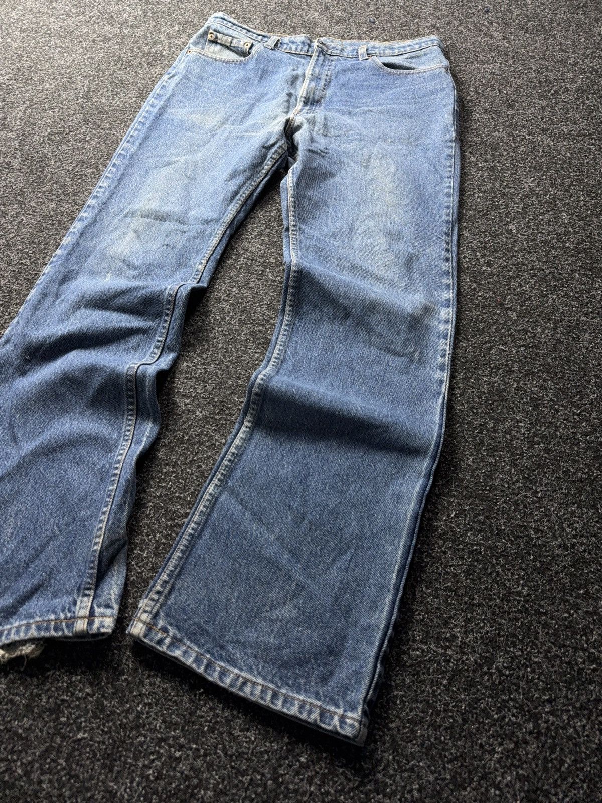 Levi's Vintage Clothing Archive Vintage 90s Levi’s 517 Made in USA Bootcut Jeans Size US 35 - 3 Thumbnail