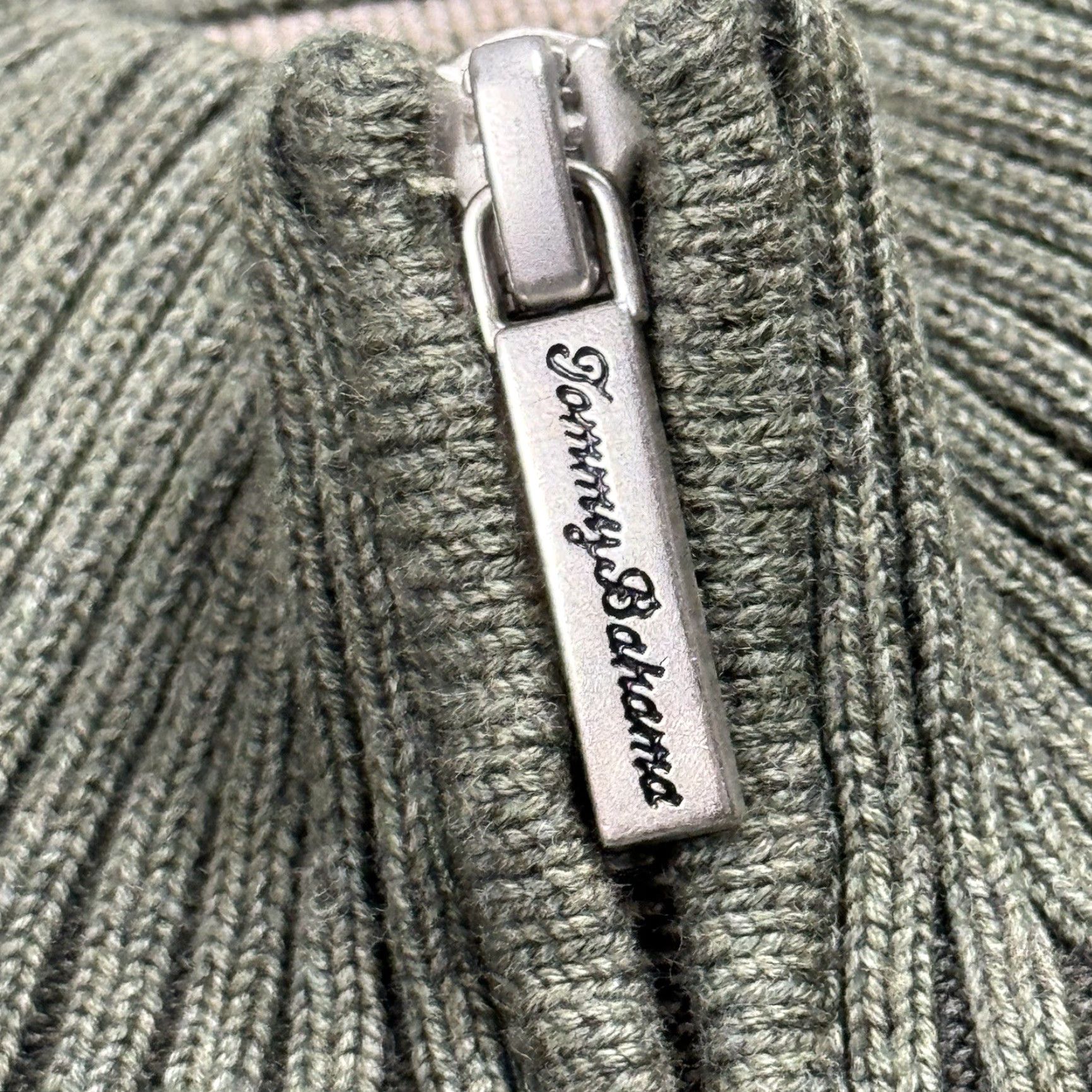 Tommy Bahama TOMMY BAHAMA Sweater Shirt 1/4 Zip Stretch Knit Pullover 100% Cotton Gray M Men's Slim Pullover Knit Sweater - 4 Season, Casual Workwear Size US M / EU 48-50 / 2 - 4 Thumbnail