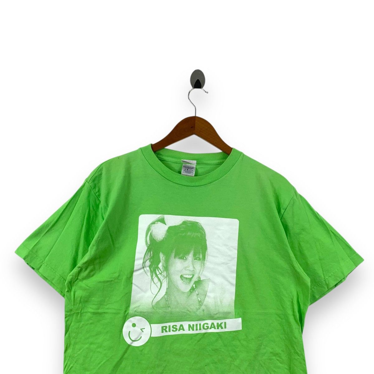 Japanese Brand MORNING MUSUME Risa Niigaki Nine Smile Concert Tee Shirt Size US L / EU 52-54 / 3 - 2 Thumbnail