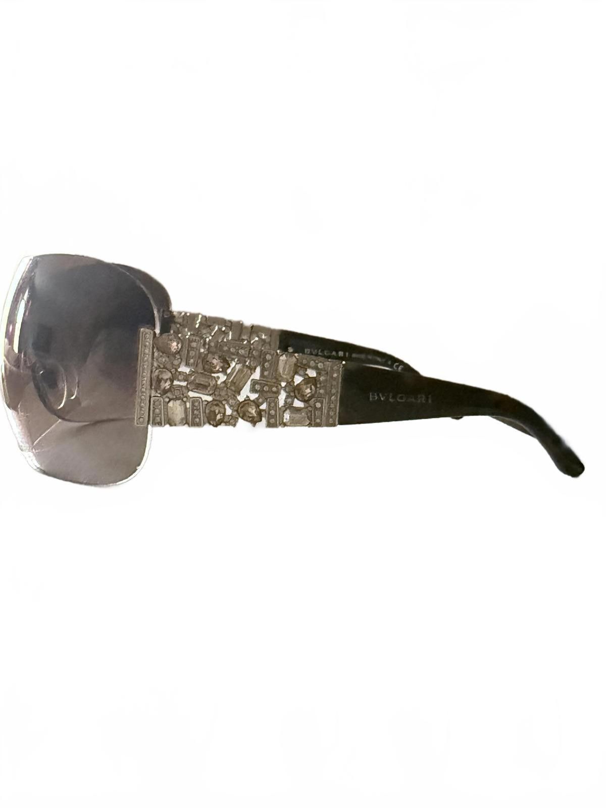 Bvlgari Bvlgari Women's Sunglasses with Decorative Side Detailing Size ONE SIZE - 2 Thumbnail