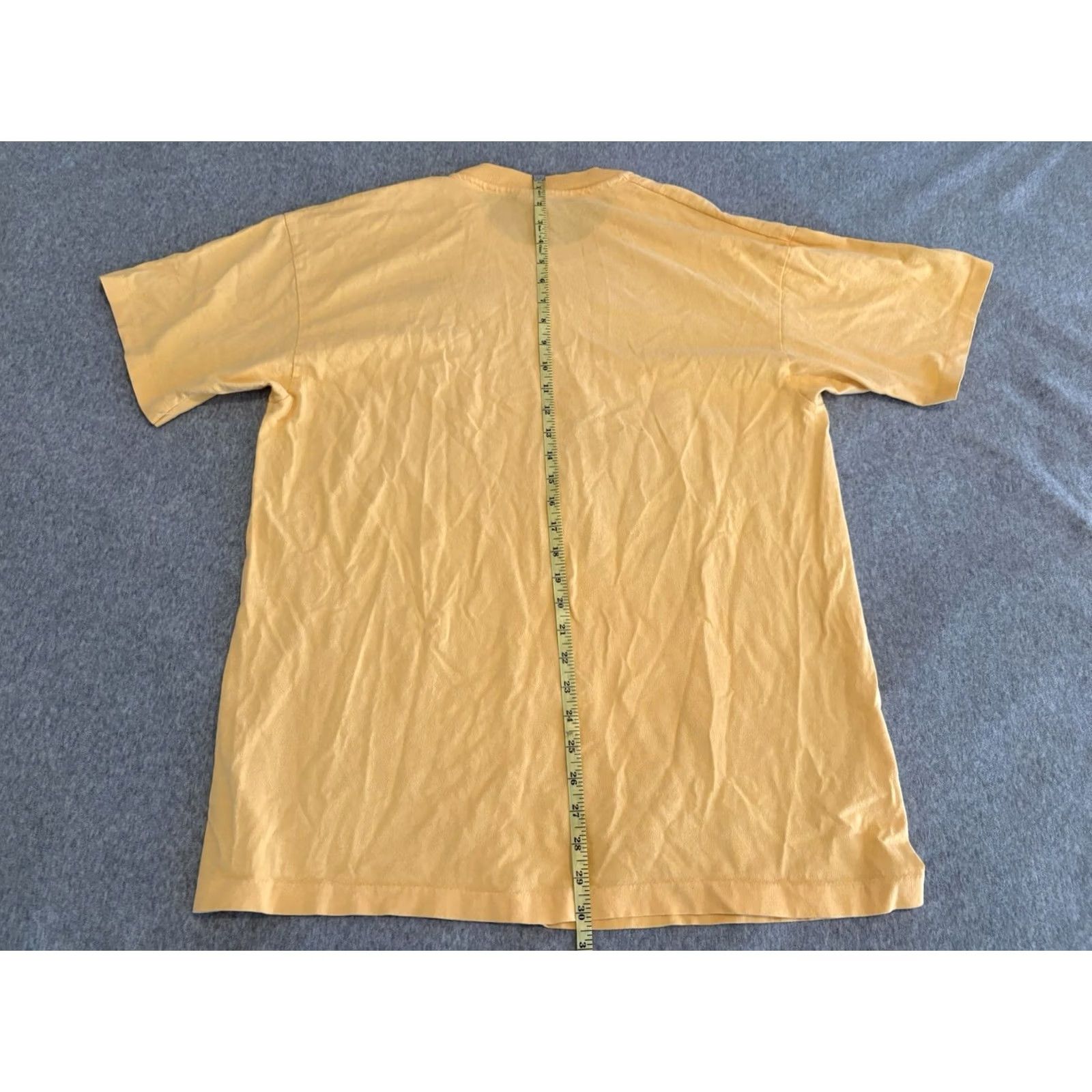 Anvil VINTAGE Tillamook Cow Shirt Yellow Anvil T-Shirt Crew Neck Short Sleeve Cotton Size XL Mens United States 1990s Graphic Print Single Stitch Size US XL / EU 56 / 4 - 7 Thumbnail
