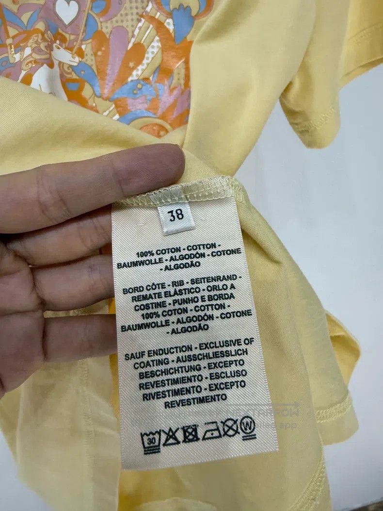 Hermes Hermes Chicken Yellow T-shirt Size XS / US 0-2 / IT 36-38 - 4 Thumbnail
