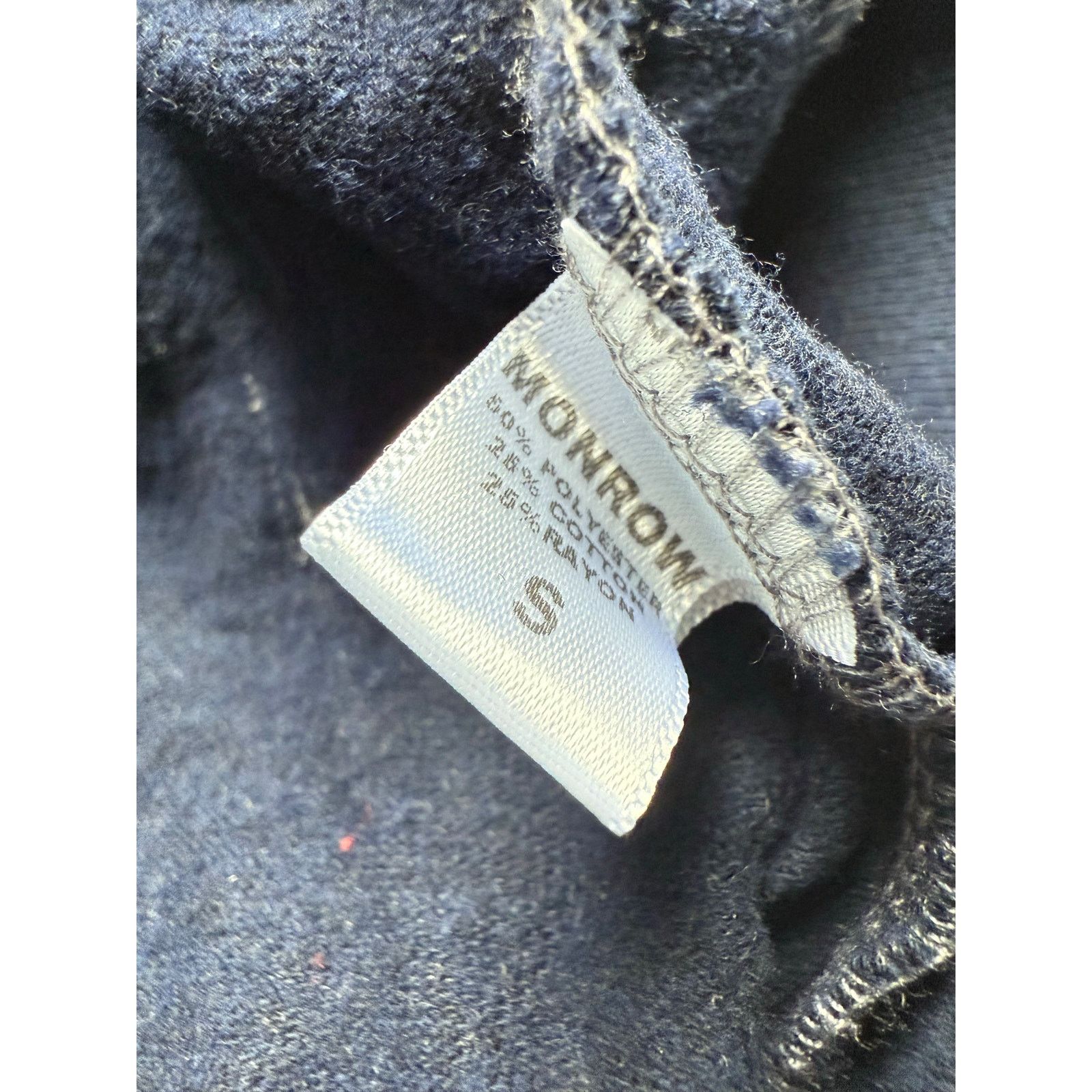 MONROW New Monrow Men’s Supersoft Pullover Hoodie - S Navy - $146 Size US S / EU 44-46 / 1 - 6 Thumbnail