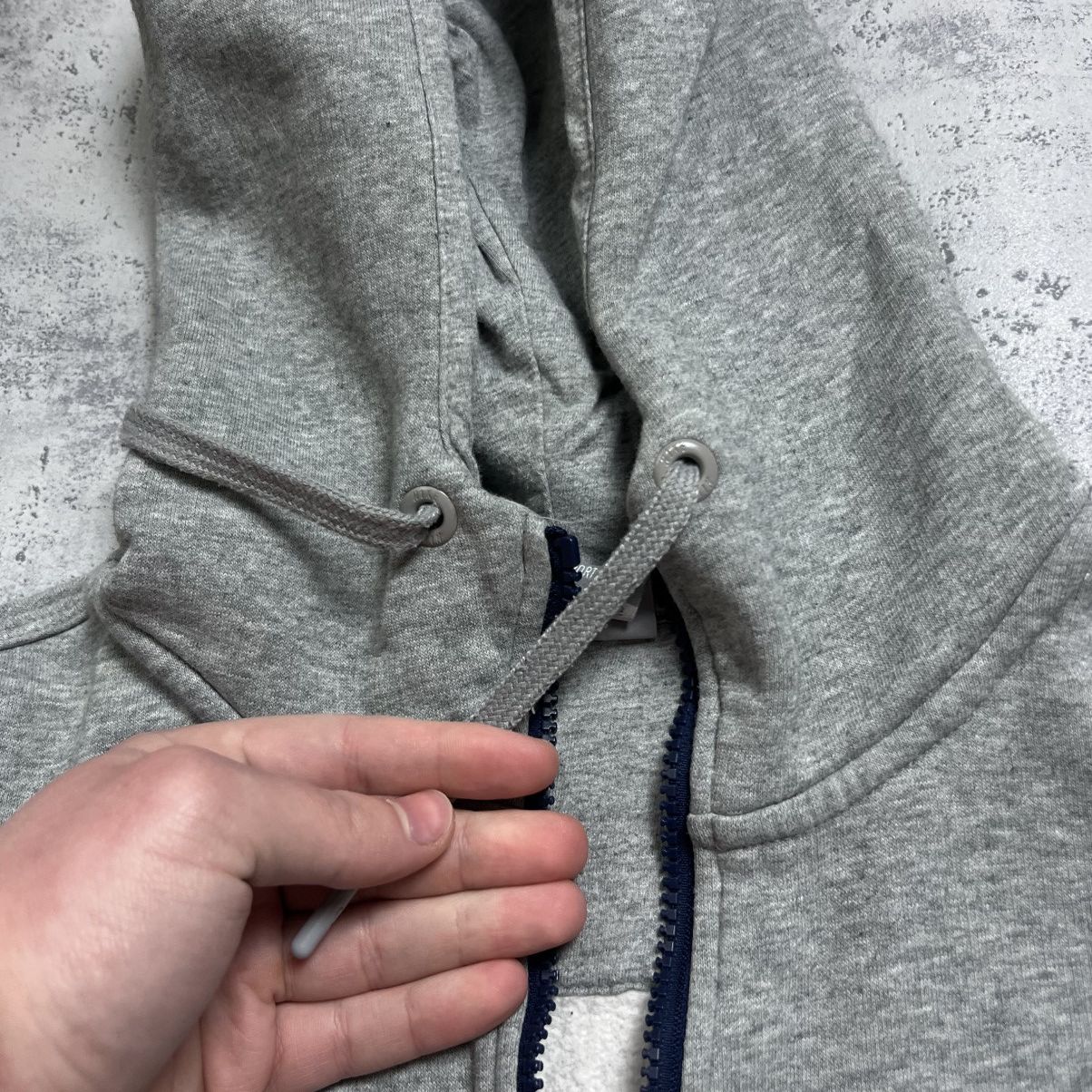 Nike 00s NIKE BASIC RETRO LOGO VINTAGE Y2K BLANK ZIP UP HOODIE Size US L / EU 52-54 / 3 - 9 Thumbnail