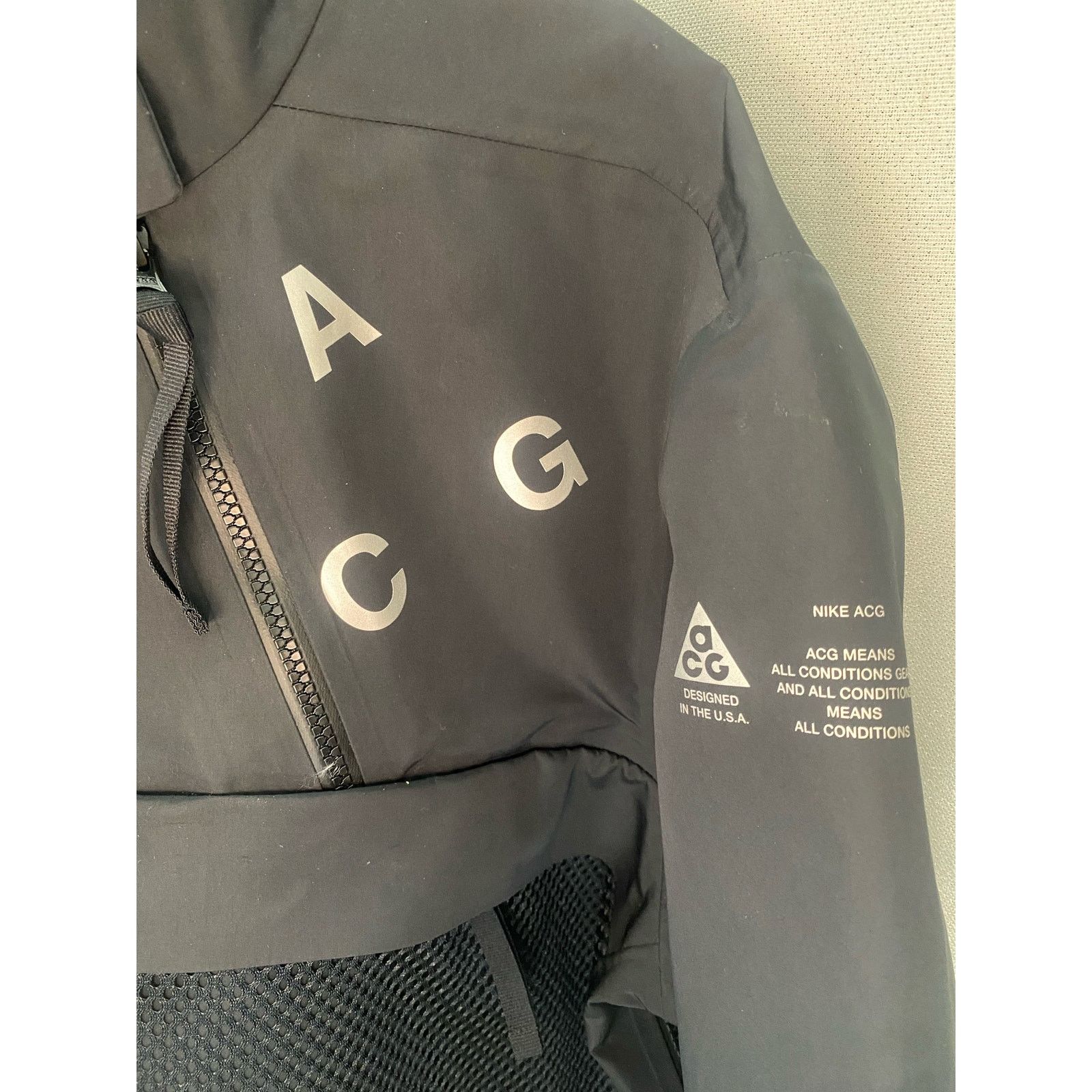 Nike Nikelab ACG Pullover Shell Jacket black m large Size US L / EU 52-54 / 3 - 1 Thumbnail