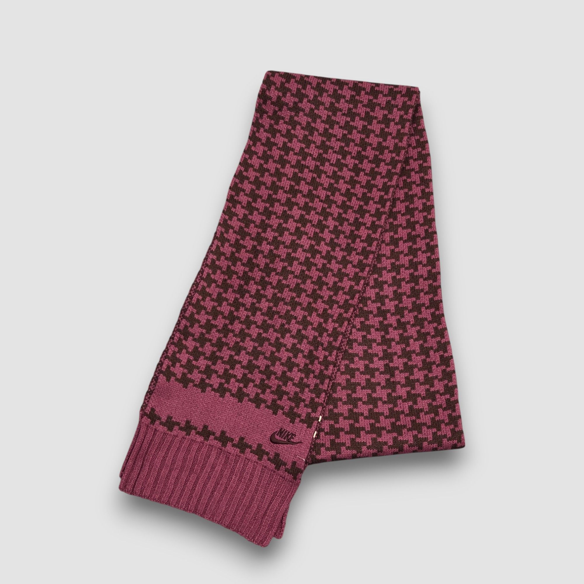 Nike Vintage Nike Scarf Muffler Wool Knit Cashmere Scarves Size ONE SIZE - 3 Thumbnail