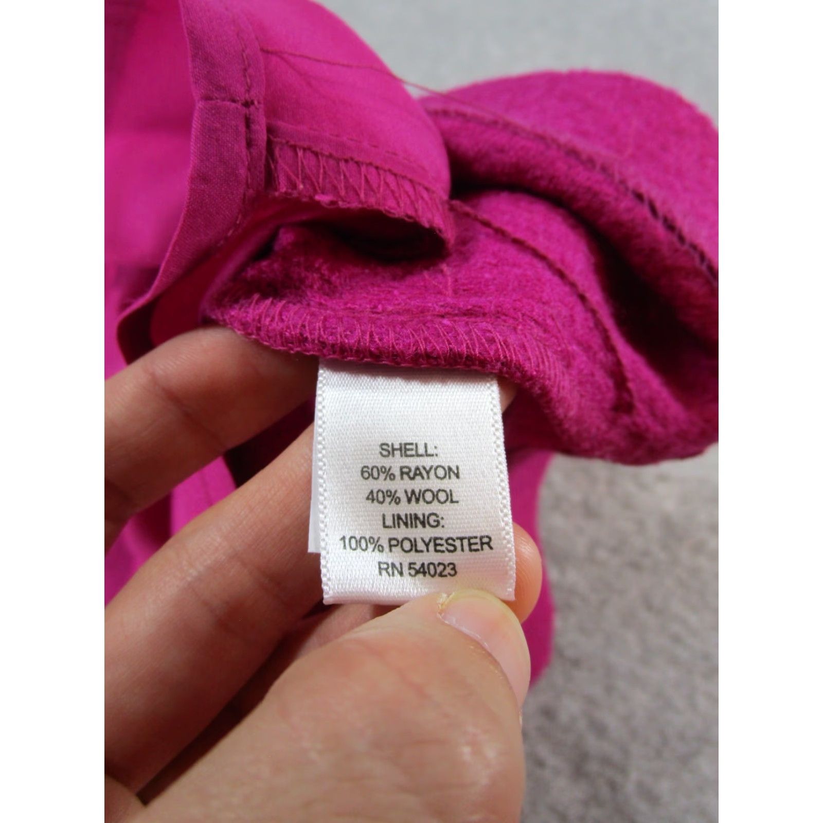 Banana Republic Banana Republic Skirt Womens 6 Pink Wool Blend Pencil Size 28" / US 6 / IT 42 - 6 Thumbnail