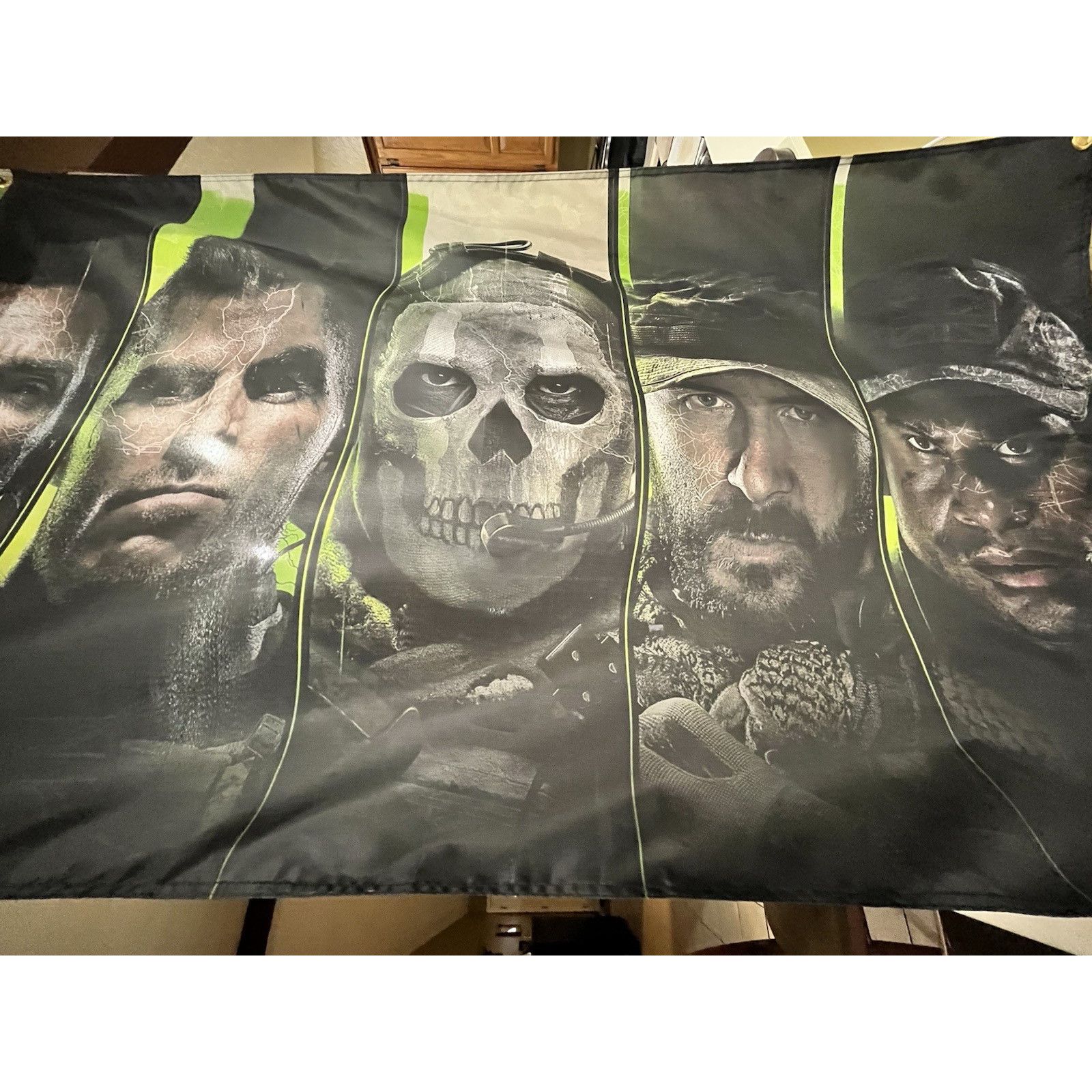Playstation Call Of Duty Modern Warfare 2 5ft Flag XBOX 360 PlayStation Size ONE SIZE - 3 Thumbnail