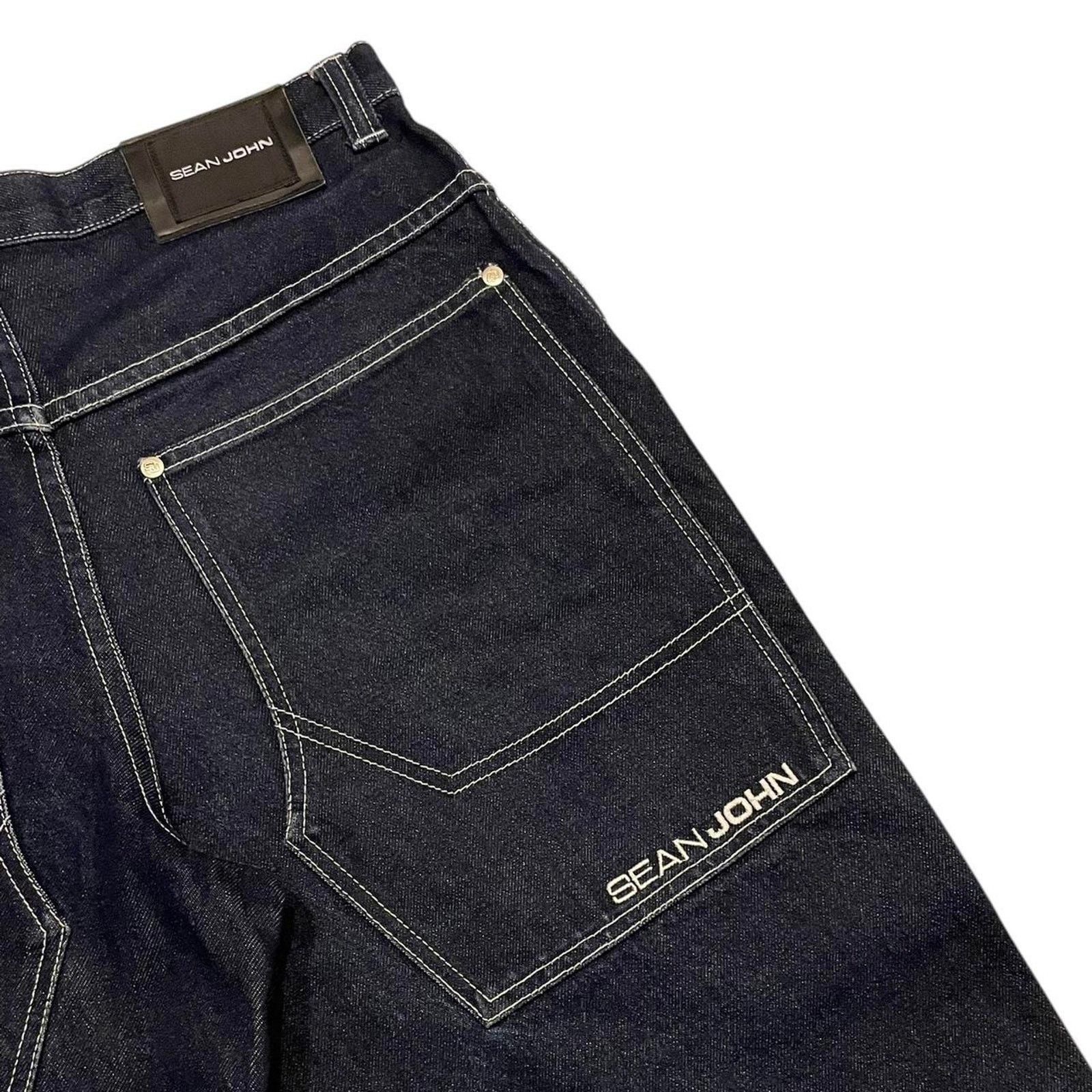 Sean John VTG Y2K Sean Jean skater baggy fit jeans Size 30 Size US 30 / EU 46 - 4 Thumbnail