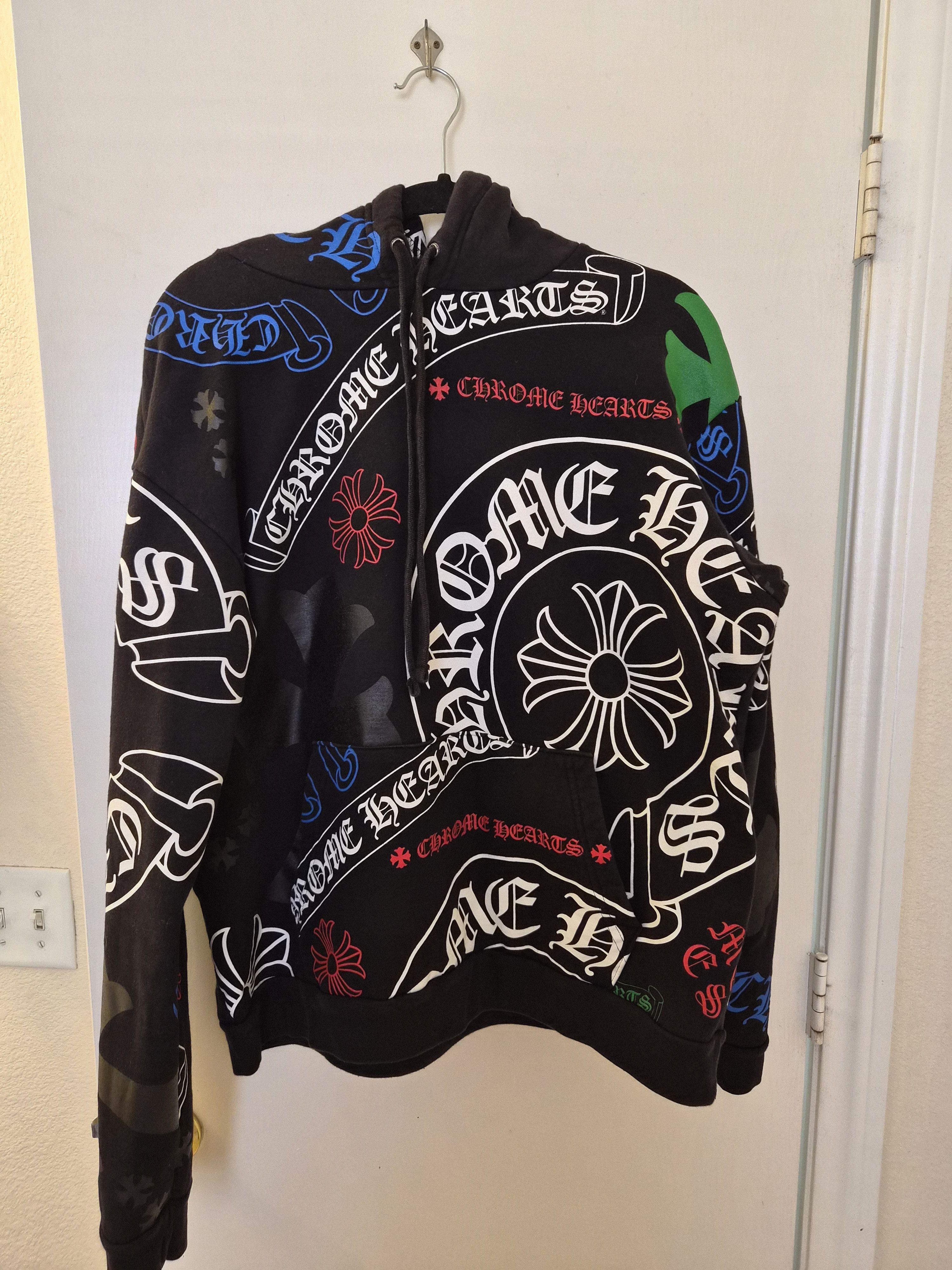Chrome Hearts Chrome hearts Stenciled Hoodie Size US M / EU 48-50 / 2 - 2 Thumbnail
