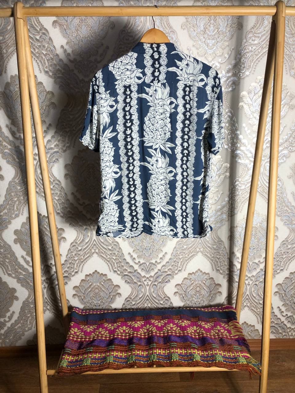 Japanese Brand × Vintage VERY RARE ALLSAINTS ANANAS DESIGNER SS SHIRT CASUAL Y2K 90s Size US M / EU 48-50 / 2 - 7 Thumbnail