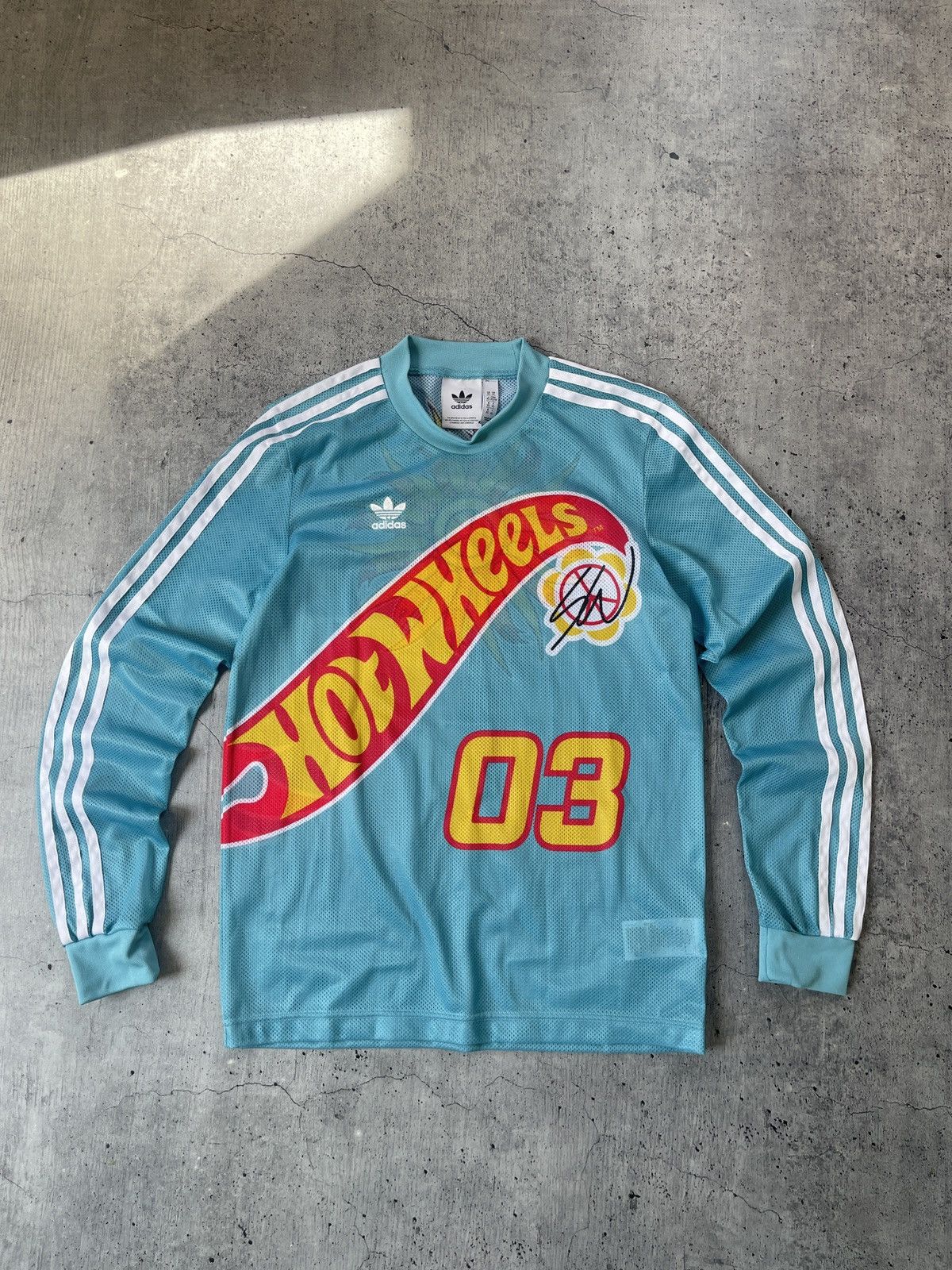 Adidas Adidas Sean Wotherspoon x Hot Wheels Mesh Longsleeve blue Size US XS / EU 42 / 0 - 2 Thumbnail
