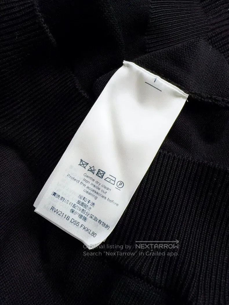 Louis Vuitton Louis Vuitton Black and white patchwork knit crewneck long Size US S / EU 44-46 / 1 - 6 Thumbnail