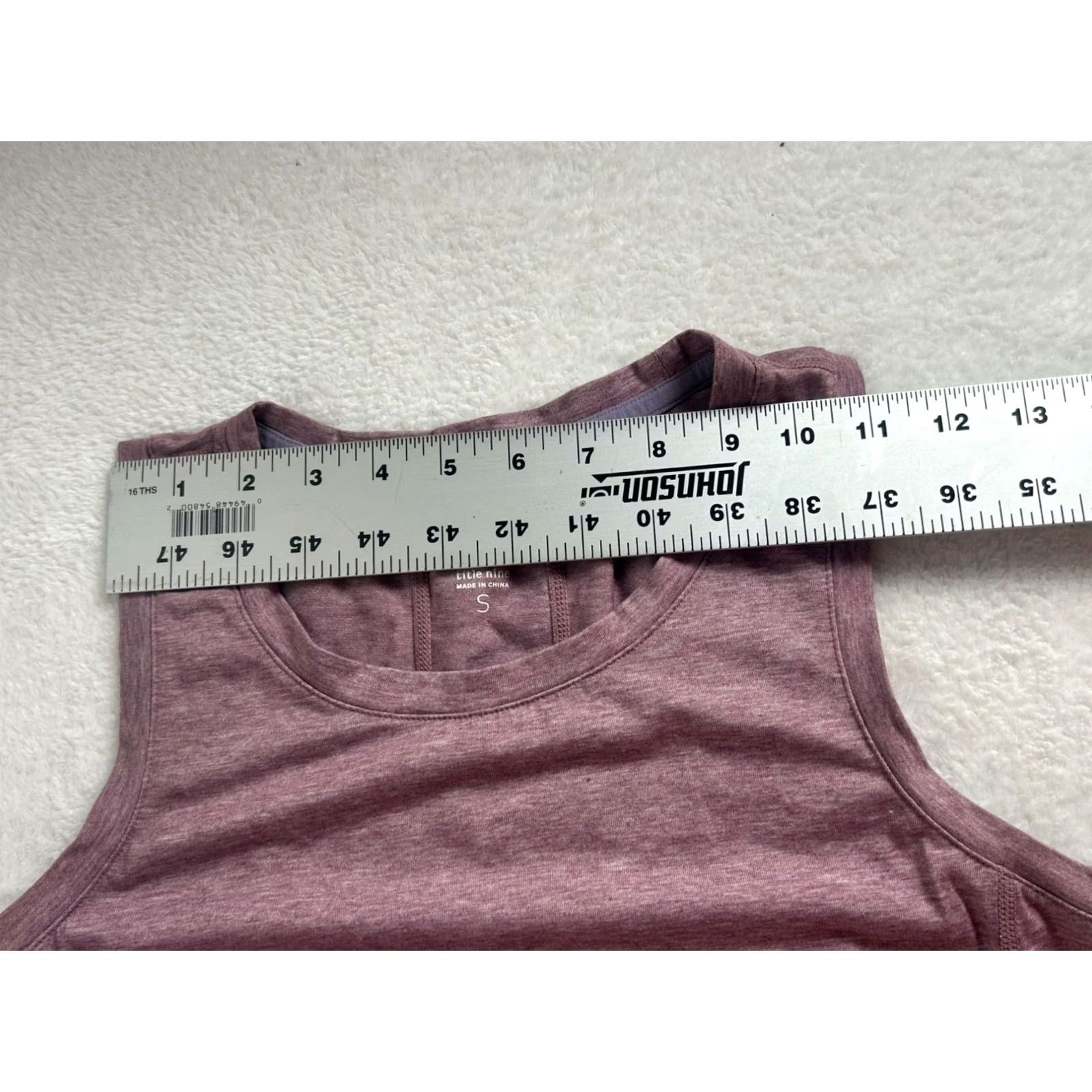 Vintage Title Nine Womens Purple Heathered Sleeveless Tank Top Small Activewear Stretch Size S / US 4 / IT 40 - 5 Thumbnail