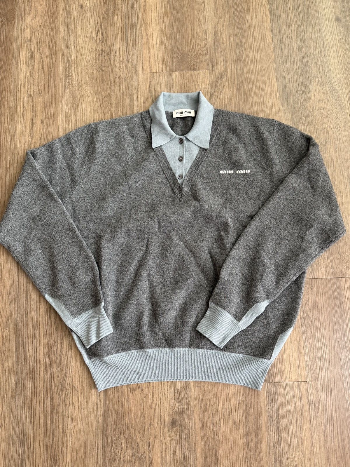 Miu Miu cashmere polo