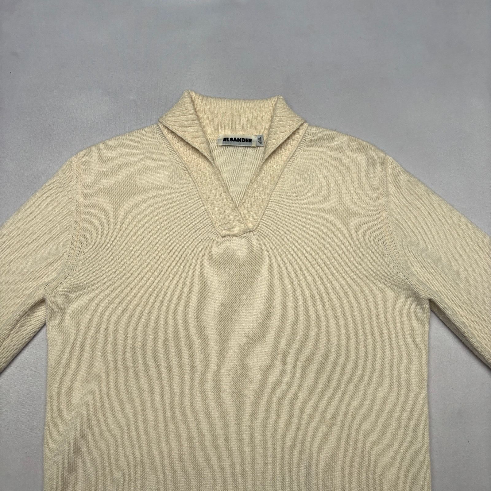 Jil Sander Jil Sander Raf Simons Era Cashmere Shawl Collar Sweater S Size US S / EU 44-46 / 1 - 2 Thumbnail