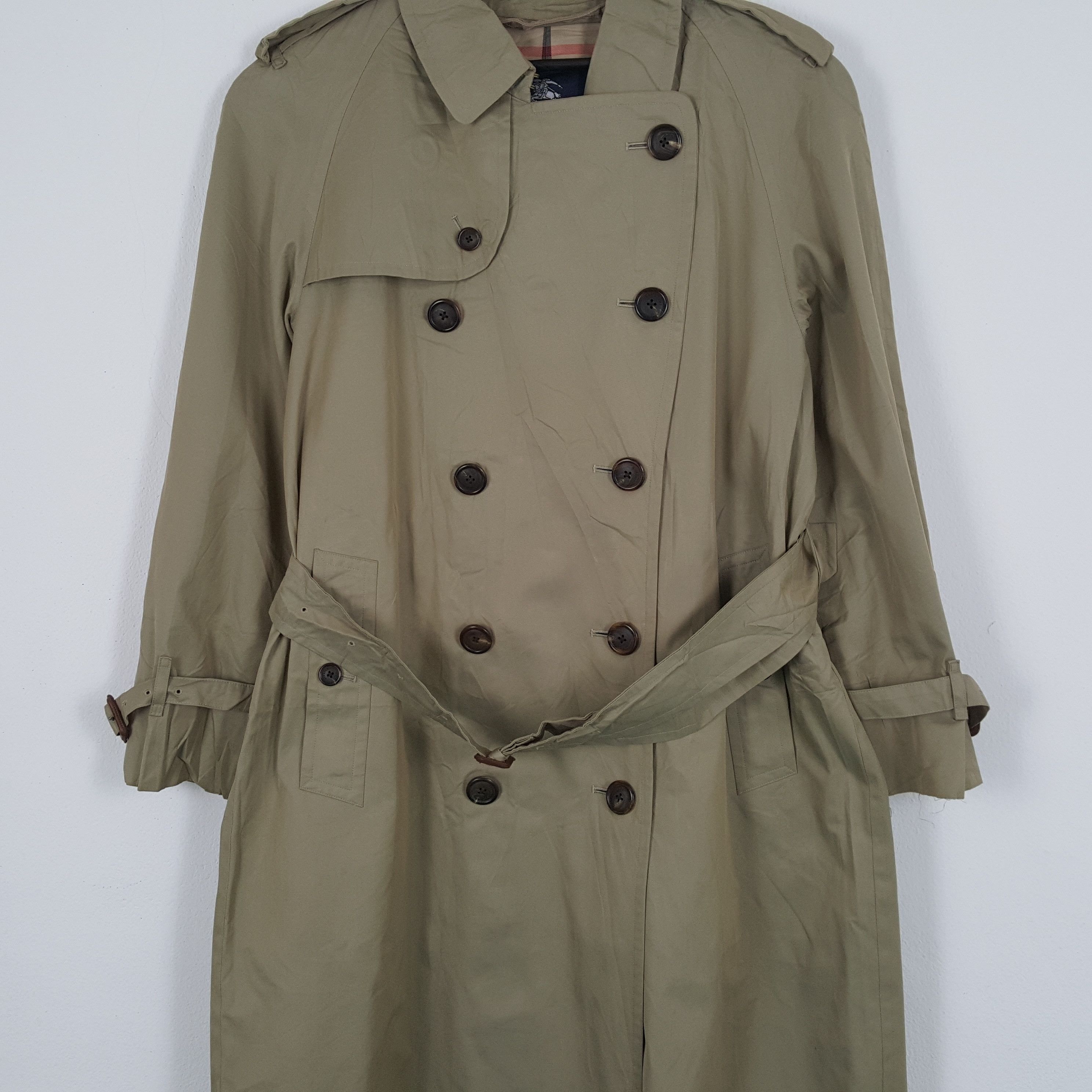 Burberry × Vintage BURBERRY LONDON Luxury Brand Trench Coat Jacket Size US M / EU 48-50 / 2 - 2 Thumbnail