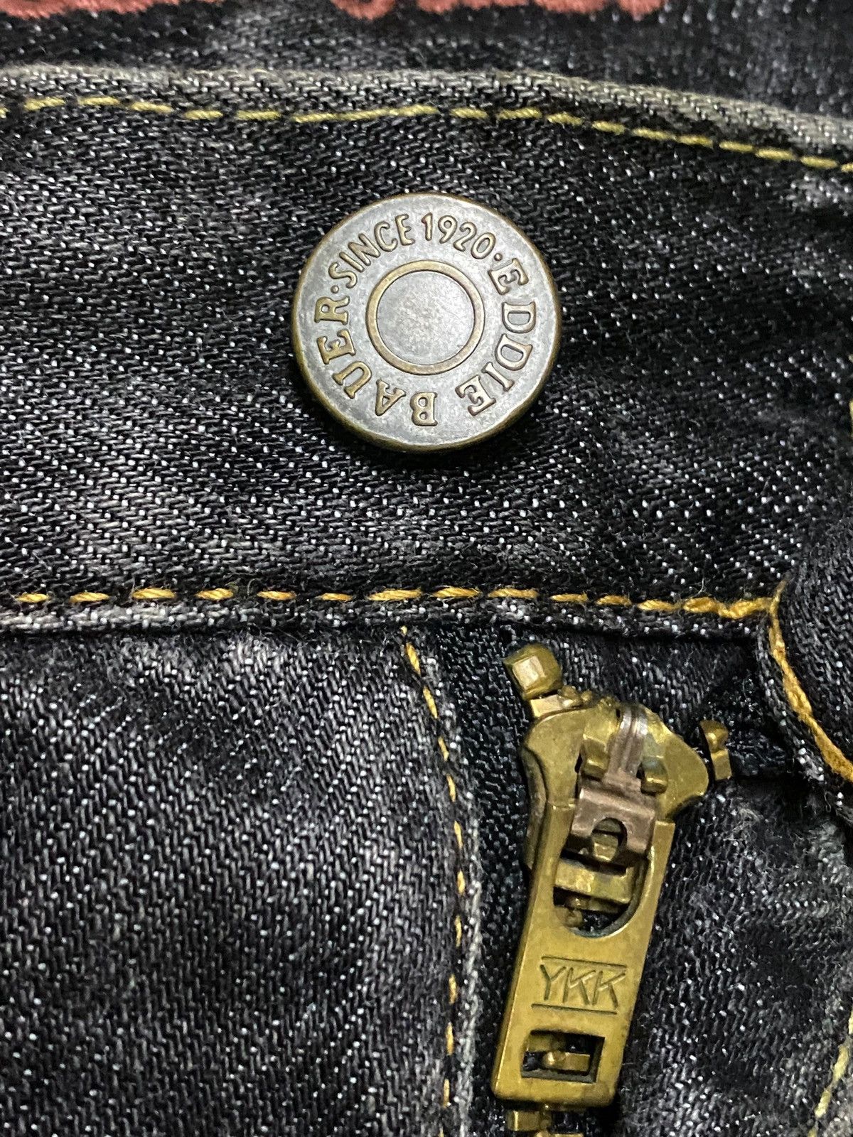 Eddie Bauer Vintage Eddie bauer 1970 Black Denim bootcut Style Jeans Size US 34 / EU 50 - 9 Thumbnail