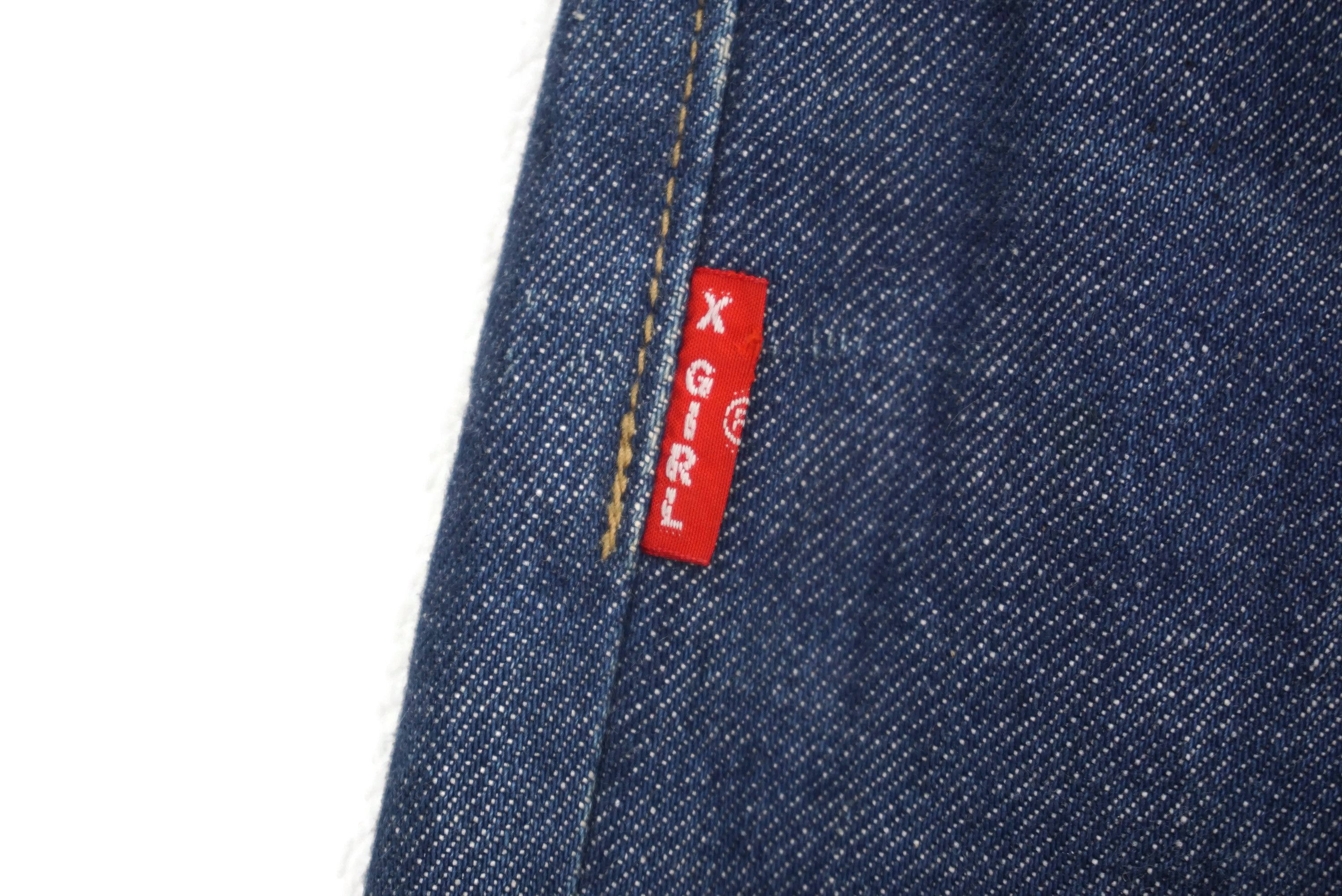 Japanese Brand X-girl Jeans Size W29xL29.5 Slim Skinny Zipper Hem Denim Size 26" / US 2 / IT 38 - 5 Thumbnail