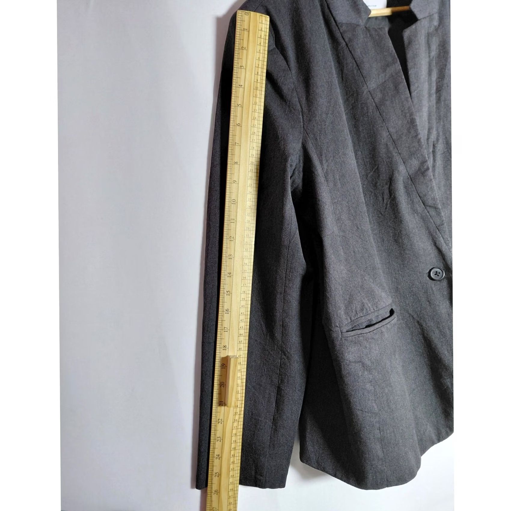 Old Navy OLD NAVY Gray Blazer Jacket XL Tall Solid Long Sleeve Men Size XL Size US XL / EU 56 / 4 - 4 Thumbnail