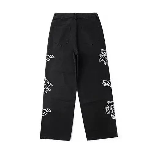 Jean Pants Print streetwear jeans Size US 33 - 3 Thumbnail