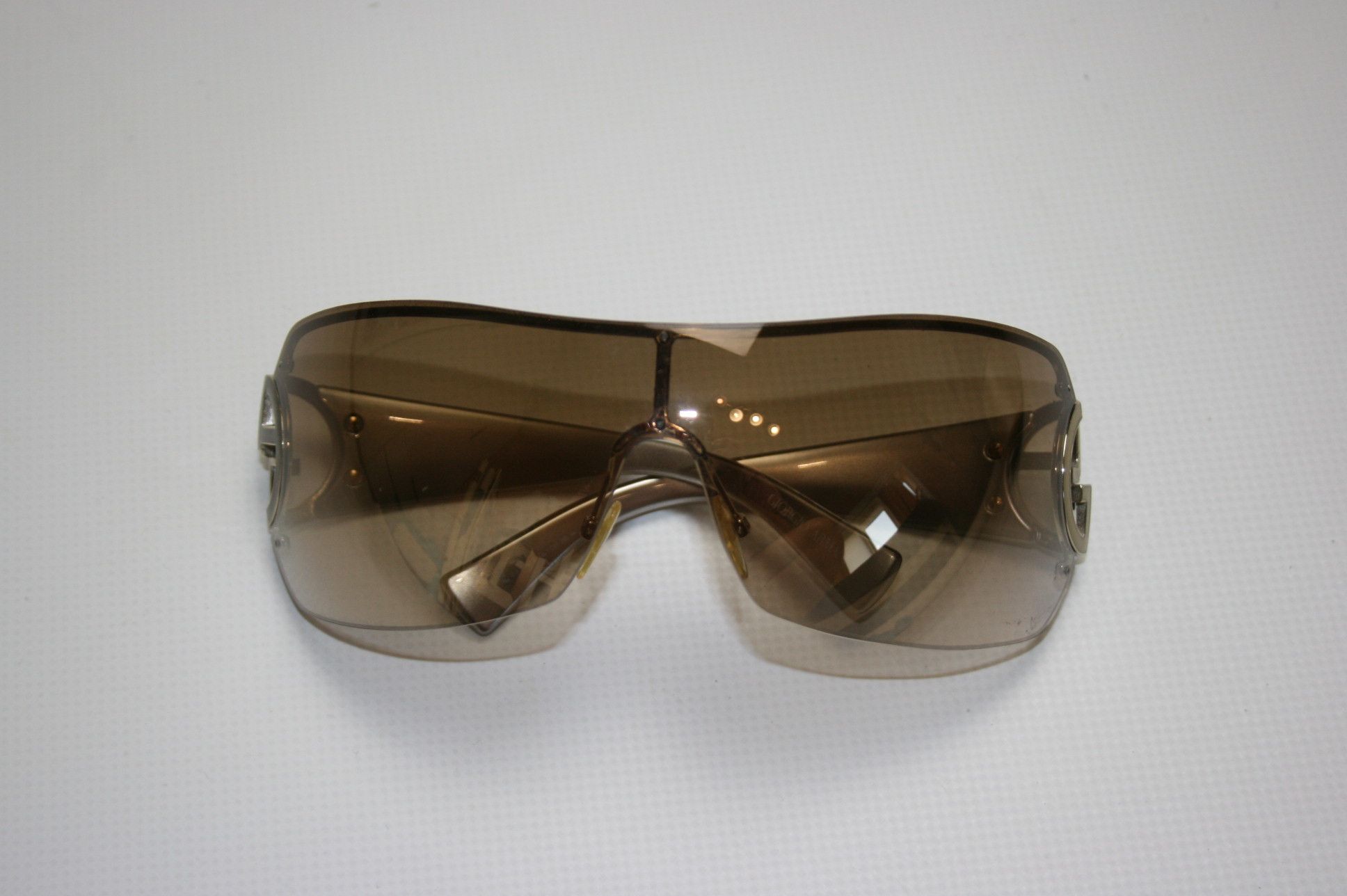 Armani × Giorgio Armani 00S GA Logo Mask Sunglasses Vintage Size ONE SIZE - 5 Thumbnail