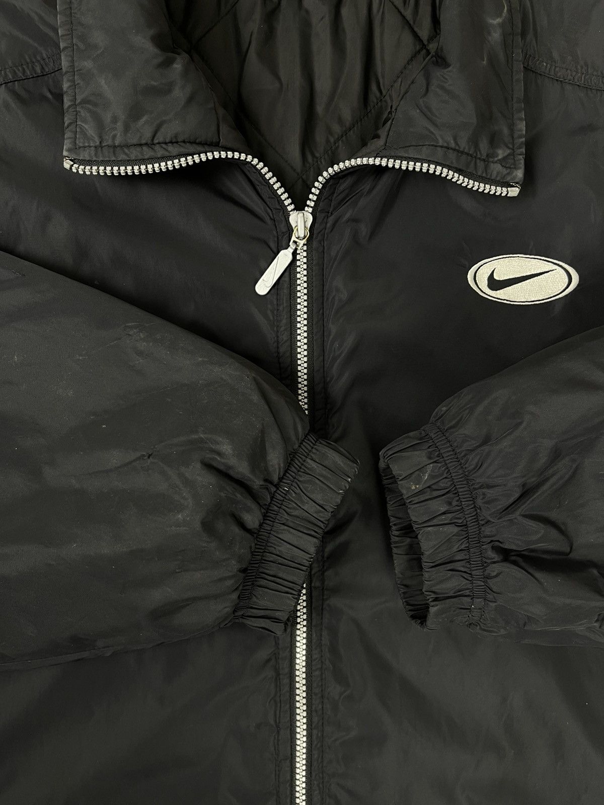 Nike × Vintage Vintage Y2k Nike Big Swoosh Jacket Size US L / EU 52-54 / 3 - 9 Thumbnail
