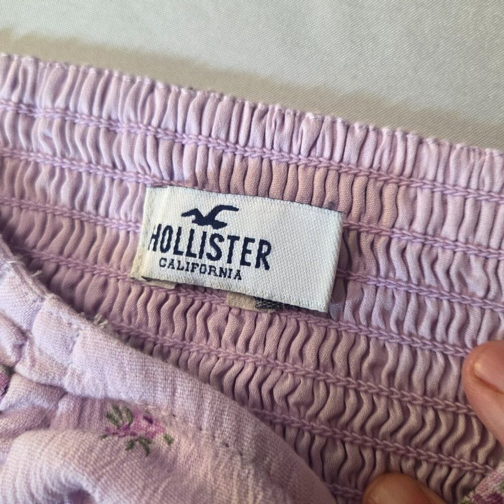 Hollister Hollister lilac long sleeve crop top bubble sleeve size SM Size S / US 4 / IT 40 - 5 Thumbnail