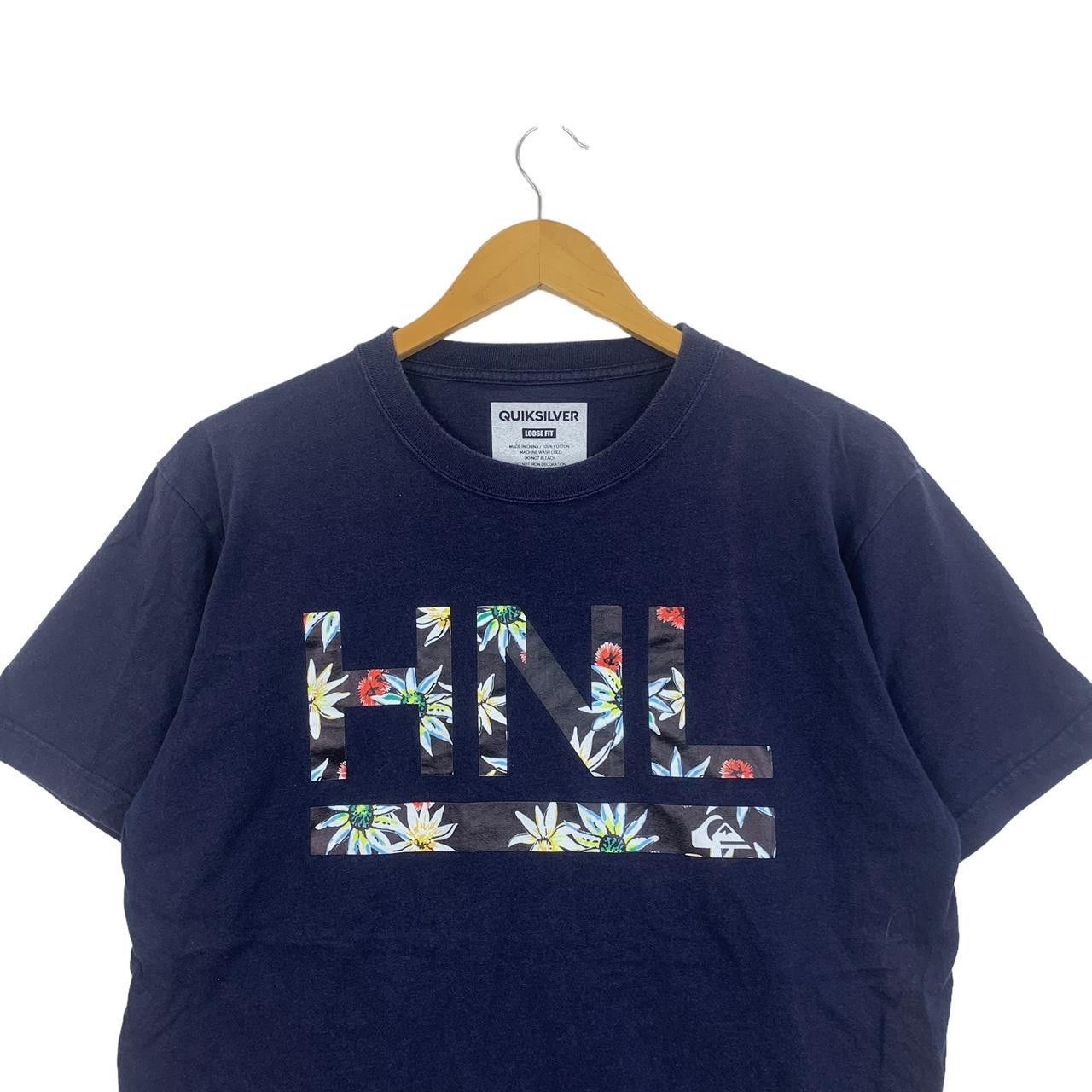 Quiksilver QUIKSILVER HNL HONOLULU Floral Loose Fit Tee Shirt Top Size L / US 10 / IT 46 - 2 Thumbnail