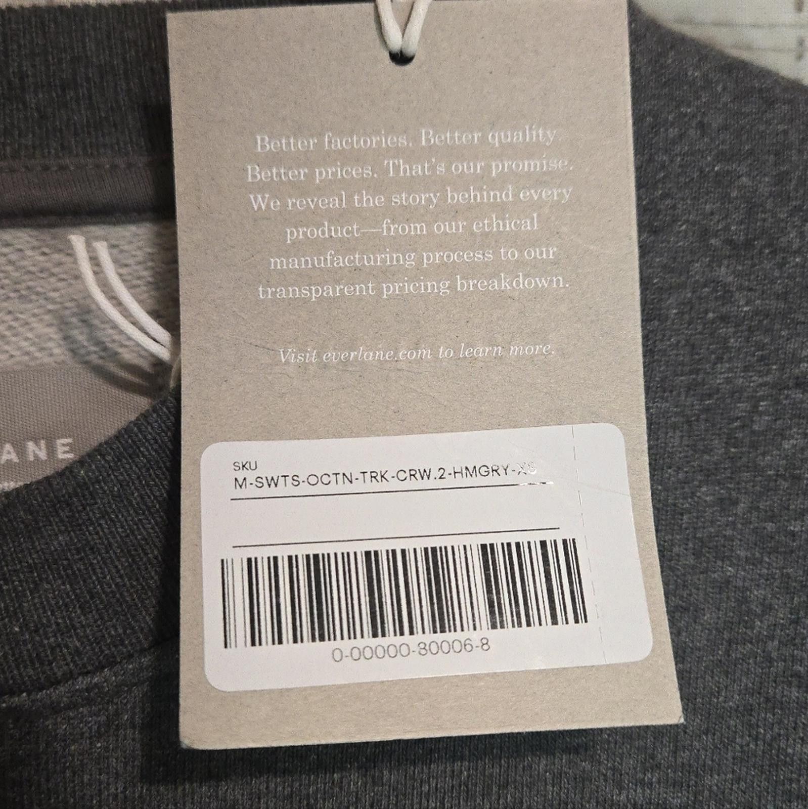 Everlane Everlane The Track Crewneck Sweatshirt Size US XS / EU 42 / 0 - 2 Thumbnail