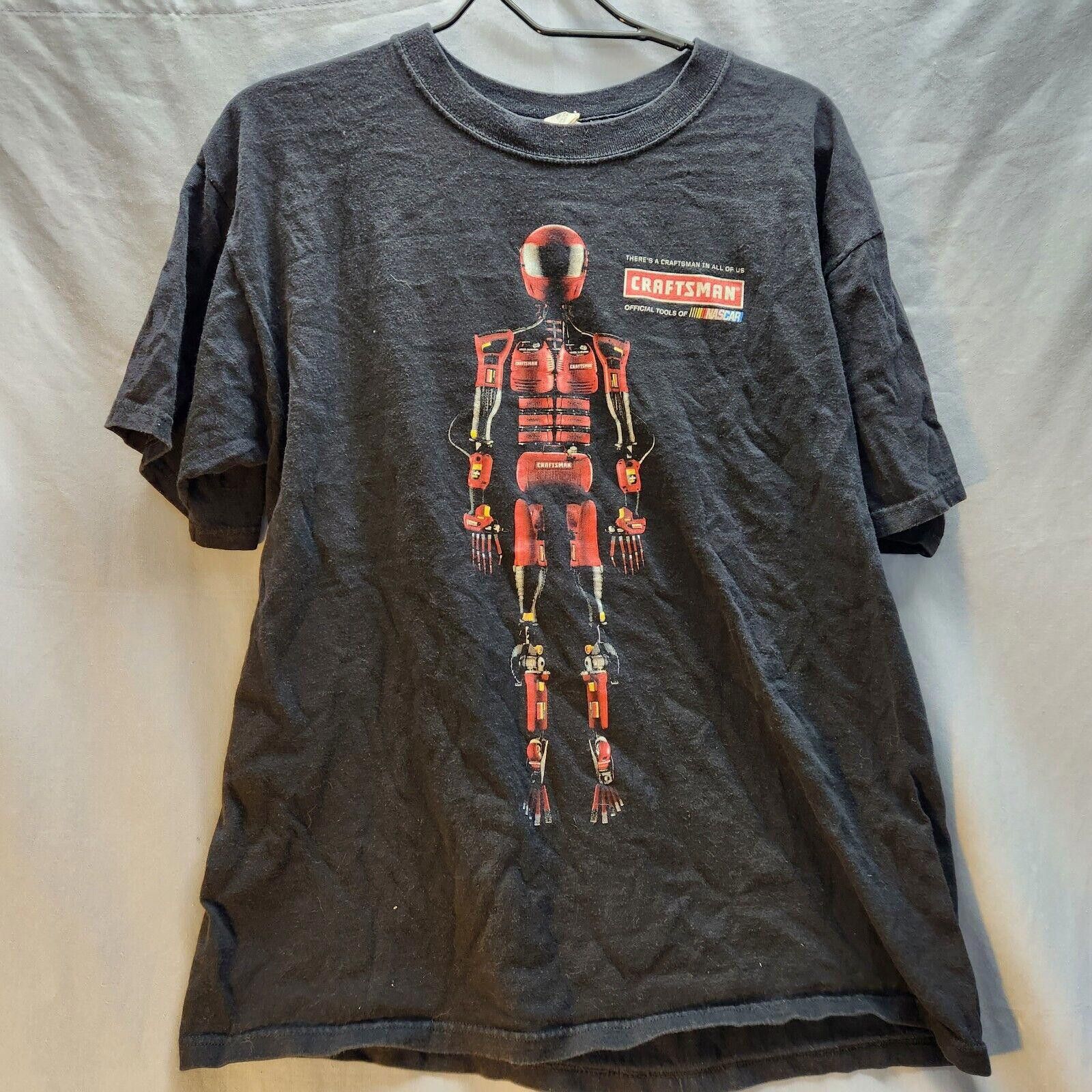 Anvil Vintage Craftsman Tools Nascar Robot Tshirt Black Size Large Size US L / EU 52-54 / 3 - 1 Thumbnail
