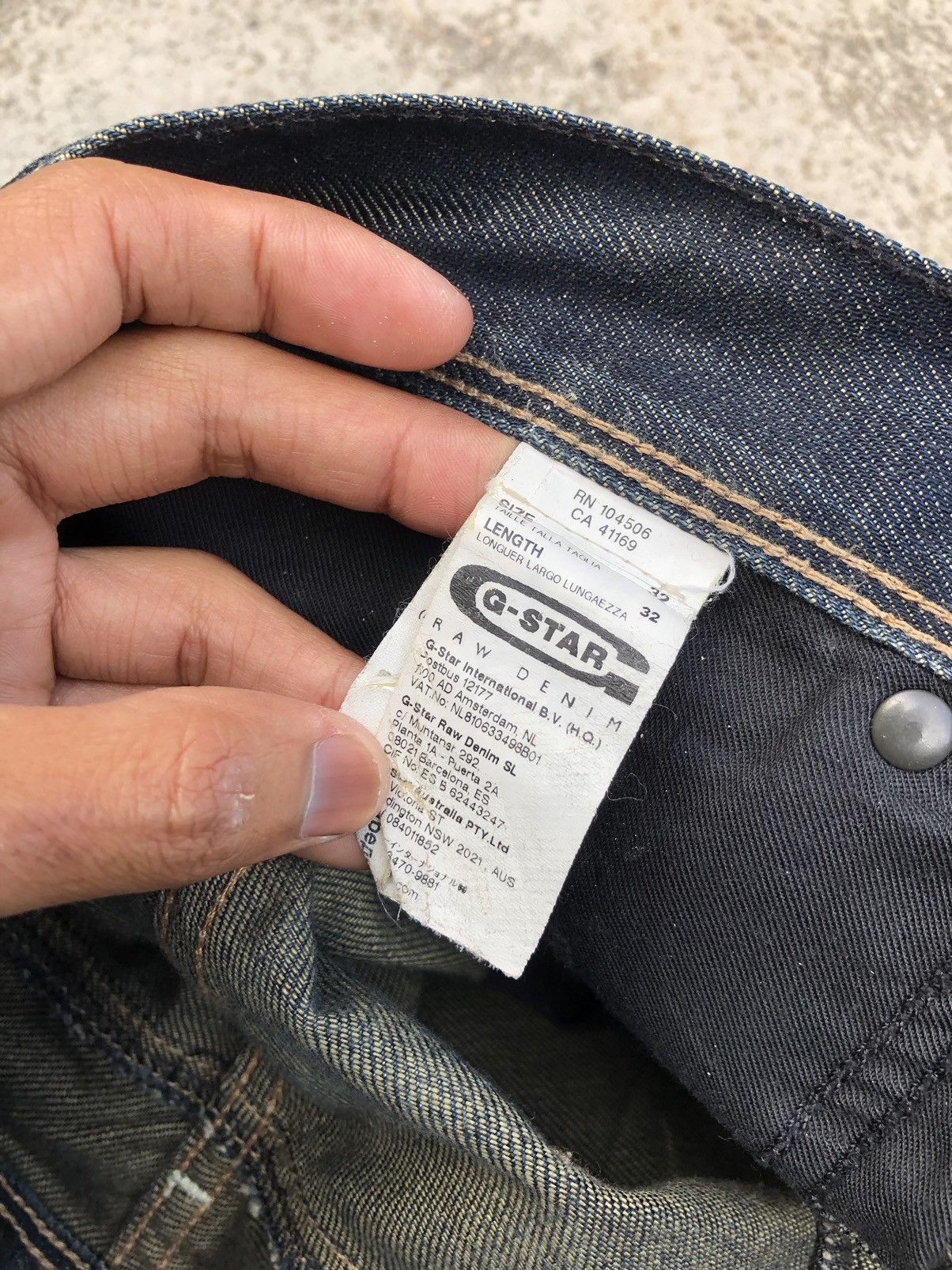 G-Star GSTAR WASHED BLUE DENIM Size US 32 / EU 48 - 6 Thumbnail