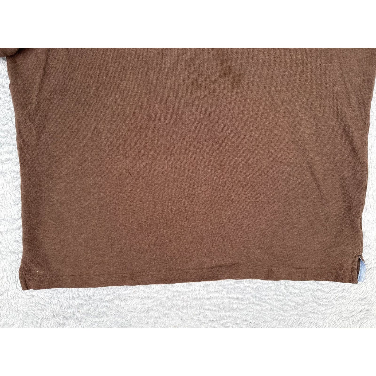 Tommy Hilfiger Tommy Hilfiger Shirt Men Extra Large Brown 100% Cotton Custom Fit Golf READ Size US XL / EU 56 / 4 - 5 Thumbnail