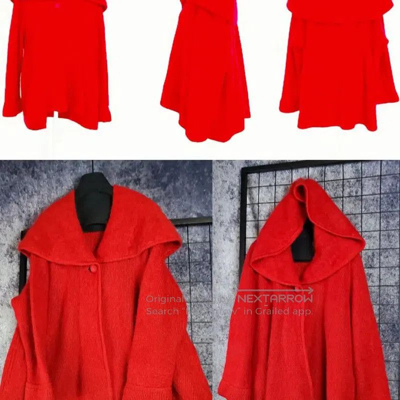 Dior Dior Red Wool Blend Long Sleeve Pullover . Size M / US 6-8 / IT 42-44 - 2 Thumbnail