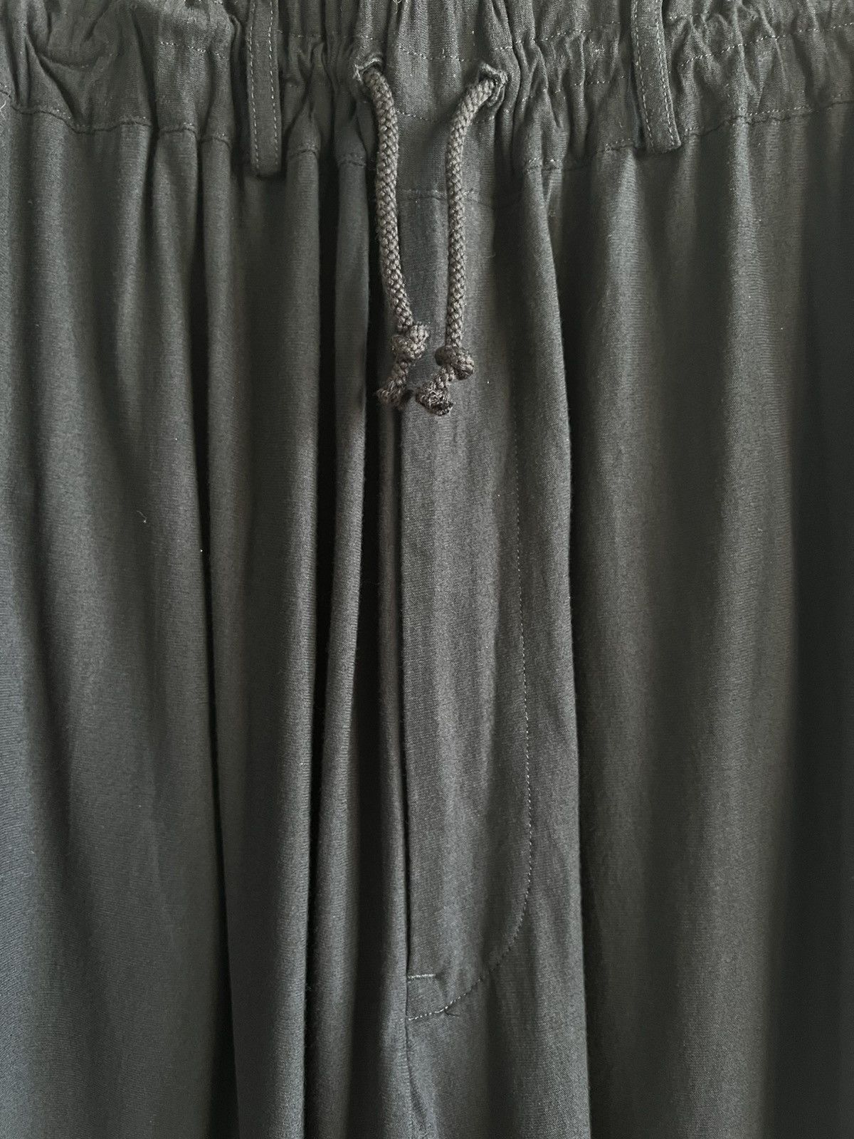 Yohji Yamamoto Yohji Yamamoto Pour Homme - Cotton Hem Adjustable Wide Pants Size US 30 / EU 46 - 5 Thumbnail