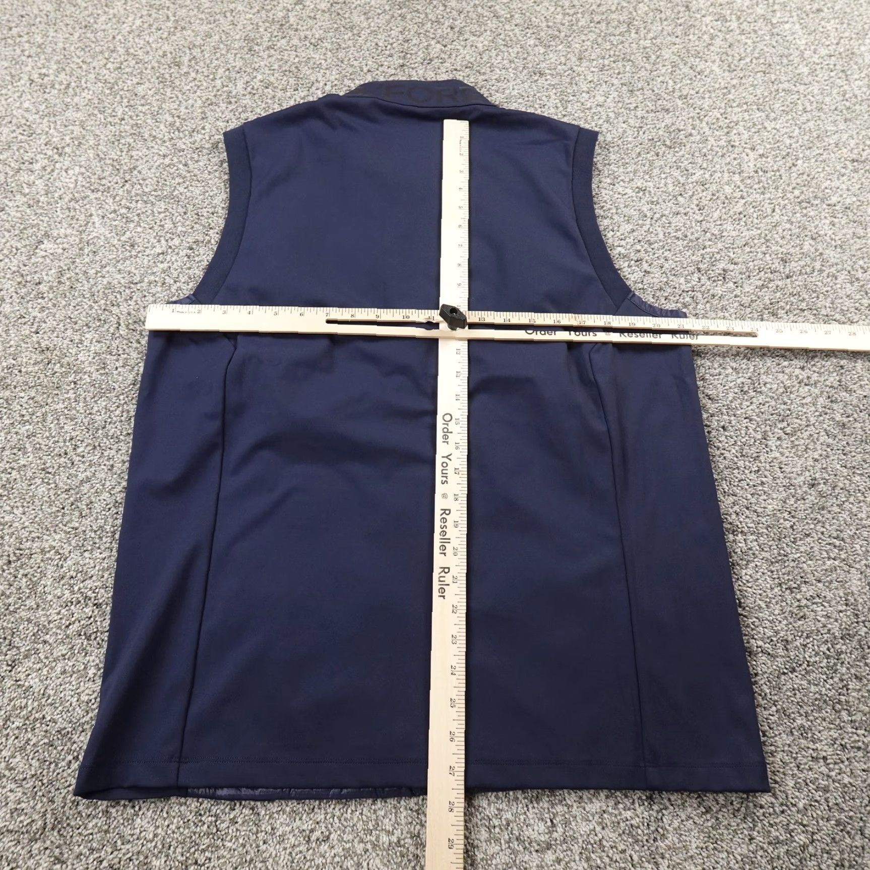 G/FORE G/FORE Vest Mens L Blue Interlock Softshell Full Zip Golf Performance Tech Shirt Size US L / EU 52-54 / 3 - 7 Thumbnail