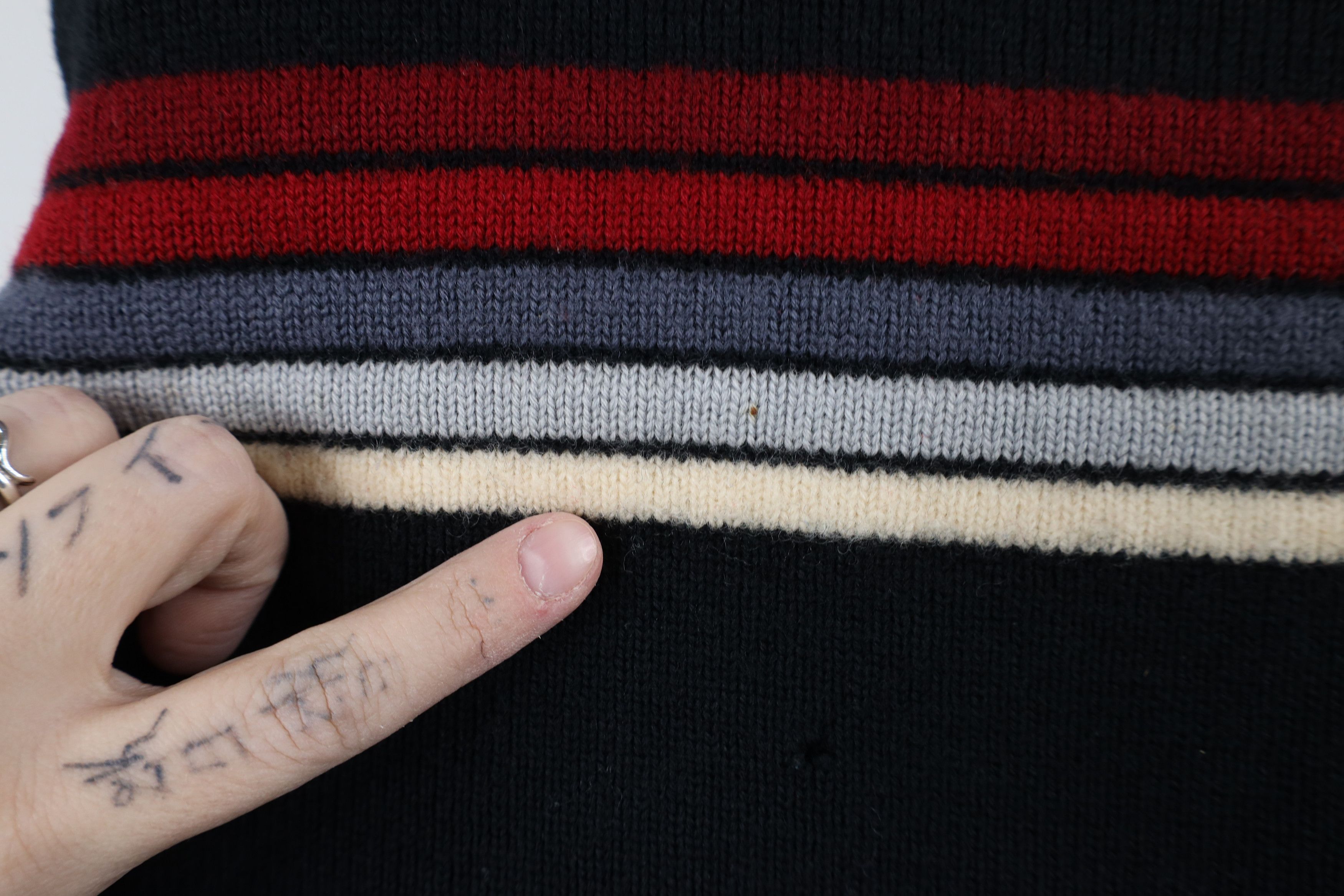 Vintage Vintage 70s Streetwear Wool Knit Crewneck Sweater USA Size US L / EU 52-54 / 3 - 6 Thumbnail