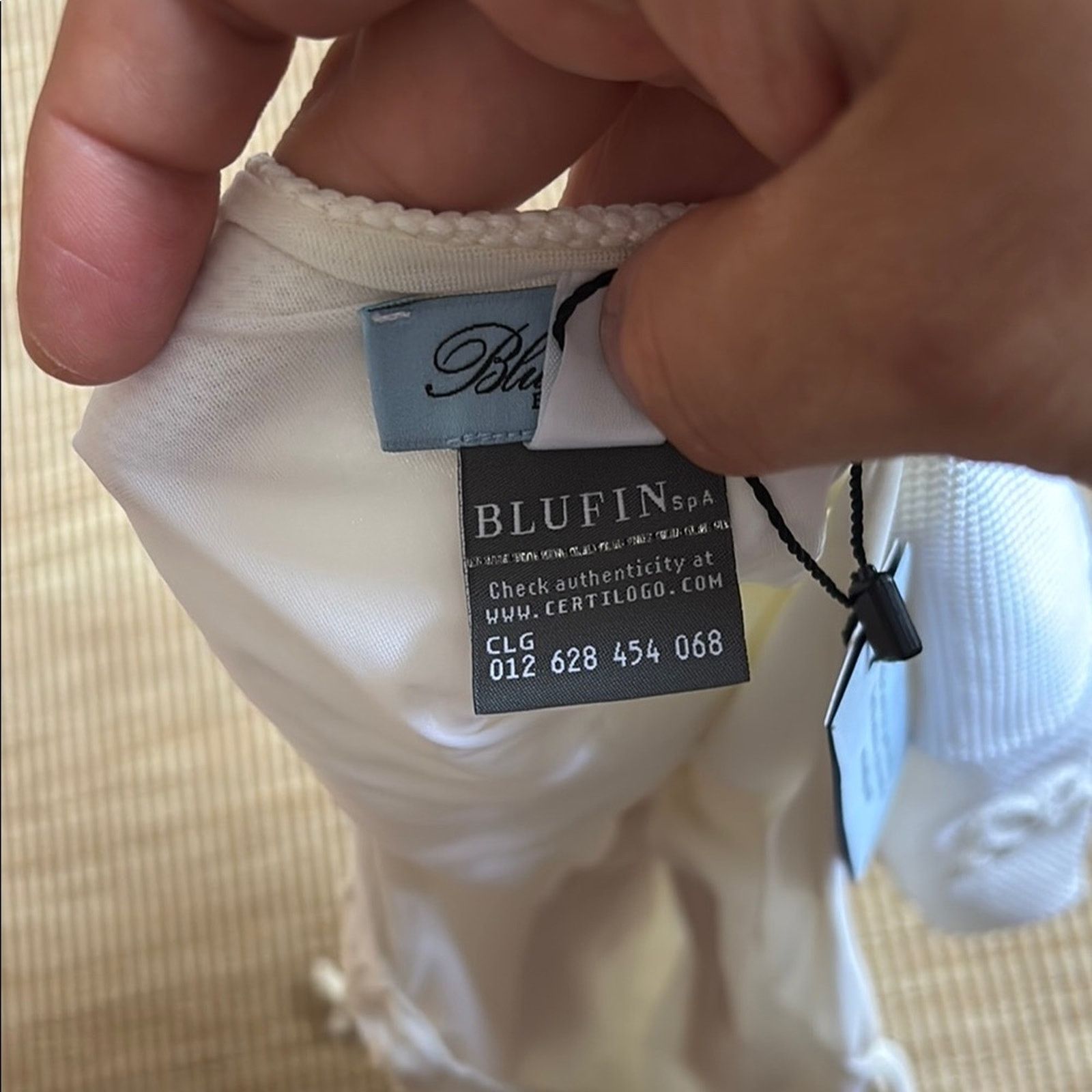 Blumarine NWT Blumarine White Floral One Piece Swimsuit Size L Size ONE SIZE - 8 Thumbnail