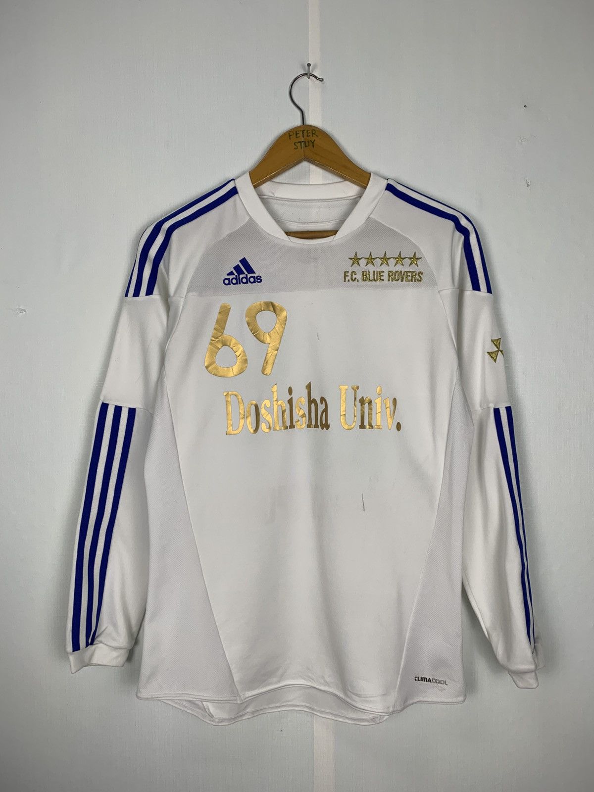 Adidas Adidas Blue Rovers FC Jersey Size US M / EU 48-50 / 2 - 2 Thumbnail