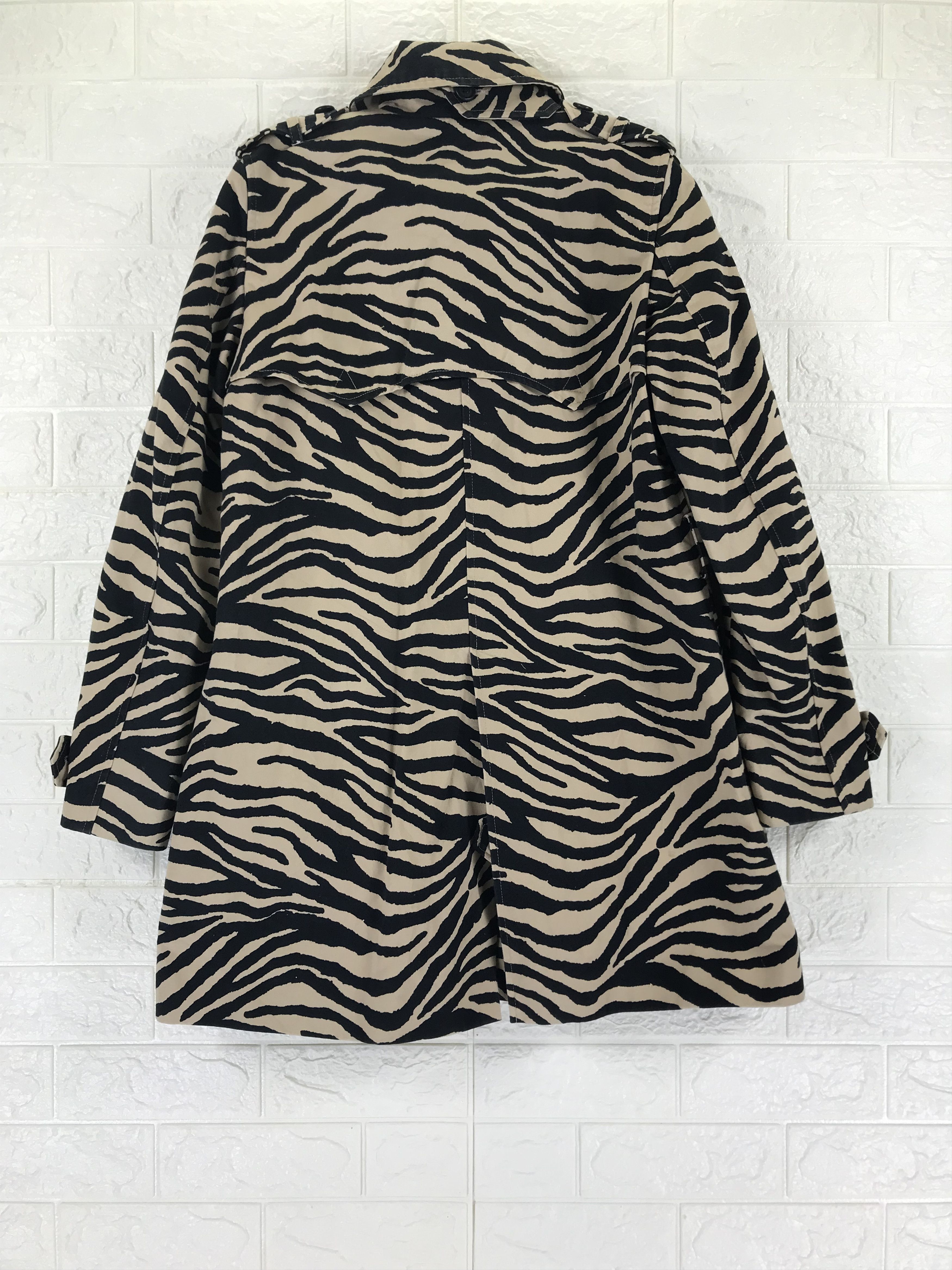 Polo Ralph Lauren Vintage Polo Ralph Lauren Tiger Striped Coat Size M / US 6-8 / IT 42-44 - 6 Thumbnail