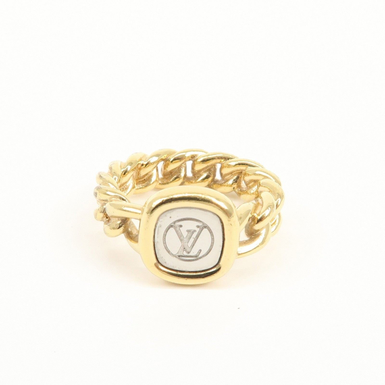 Louis Vuitton Louis Vuitton ID Ring Gold Plated Size ONE SIZE - 2 Thumbnail