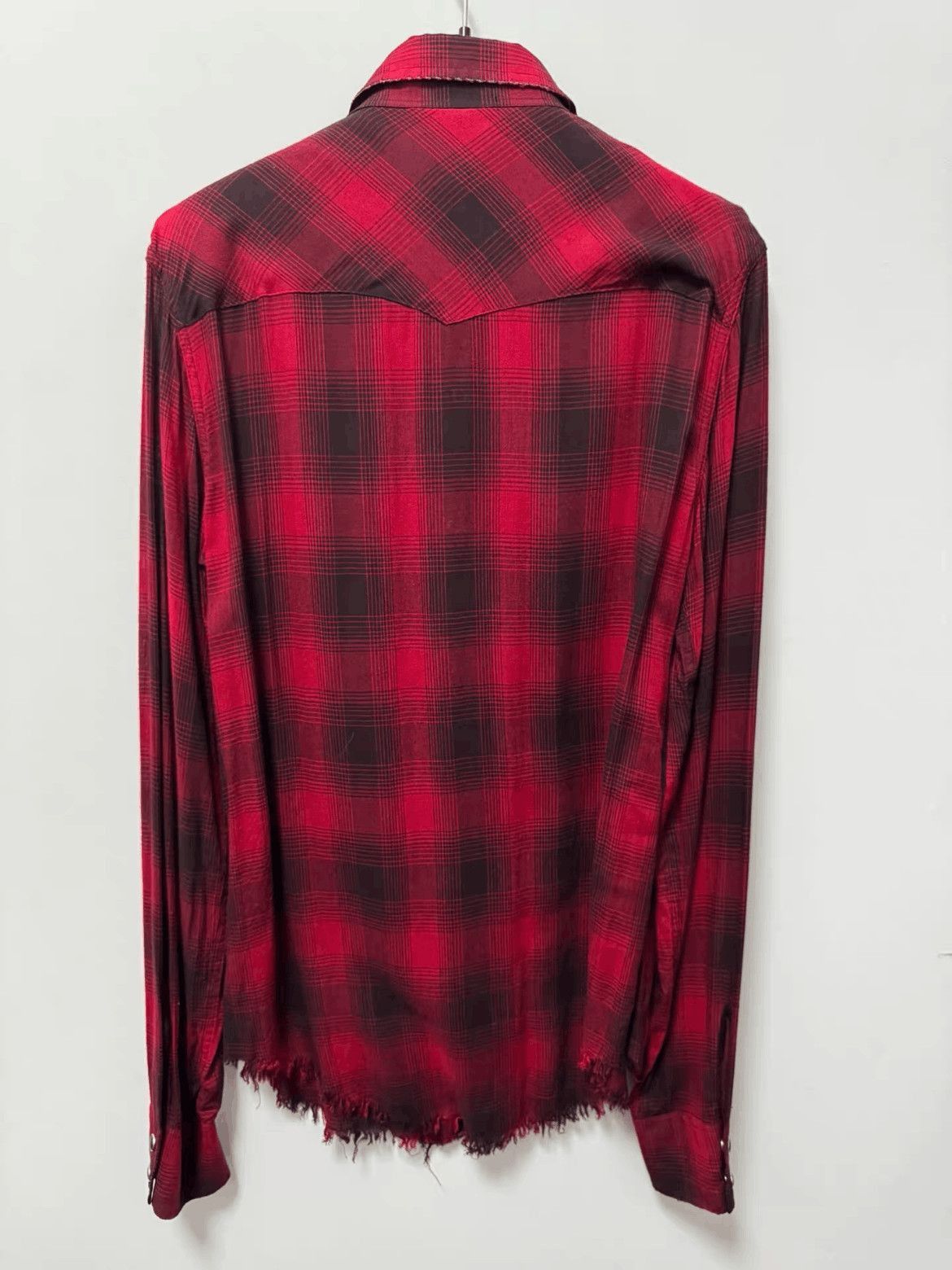 Saint Laurent Paris Saint Laurent Paris by Hedi 16SS Runway Plaid Shirt-2508 Size US XS / EU 42 / 0 - 2 Thumbnail